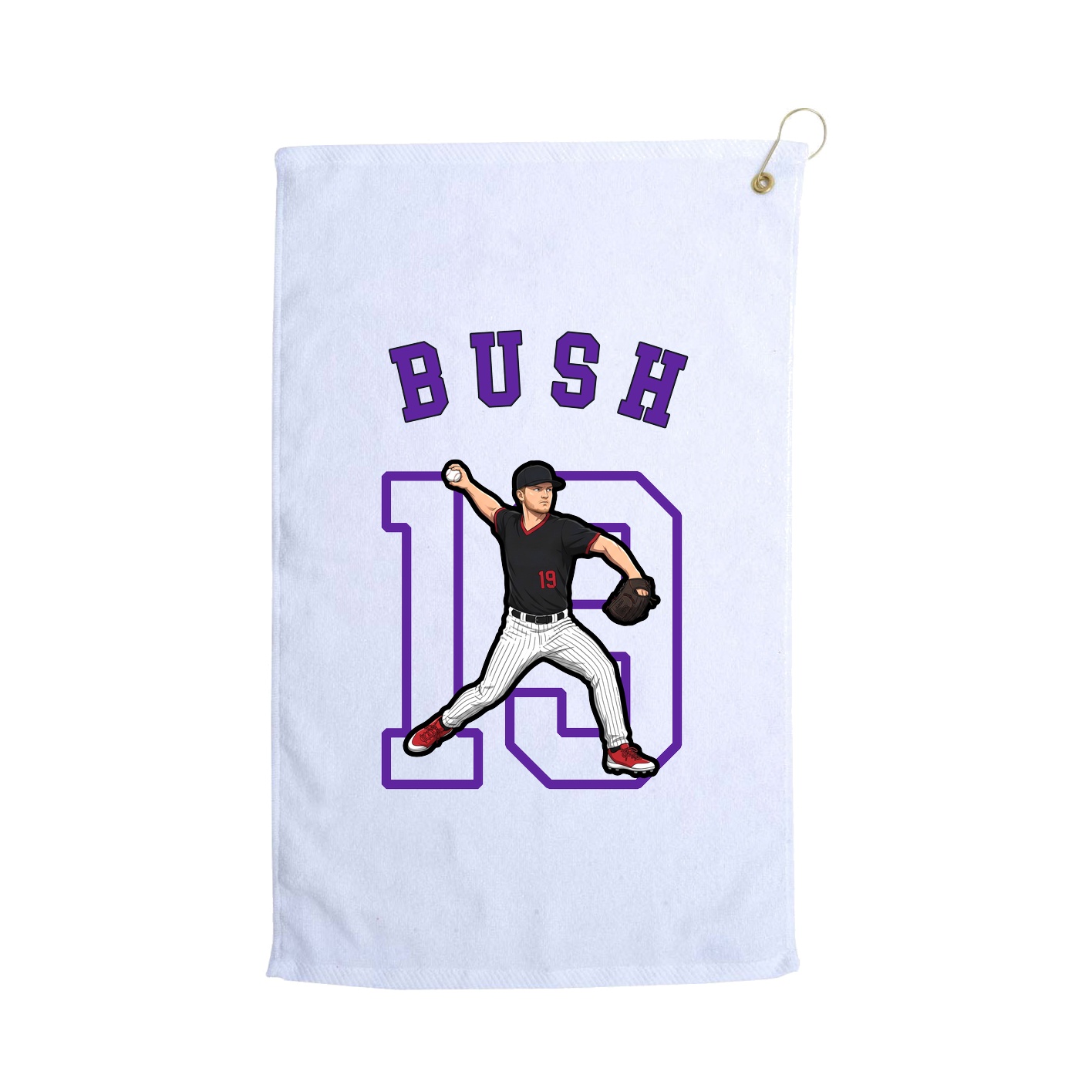 Golf Towel — Shirsey Arch in White