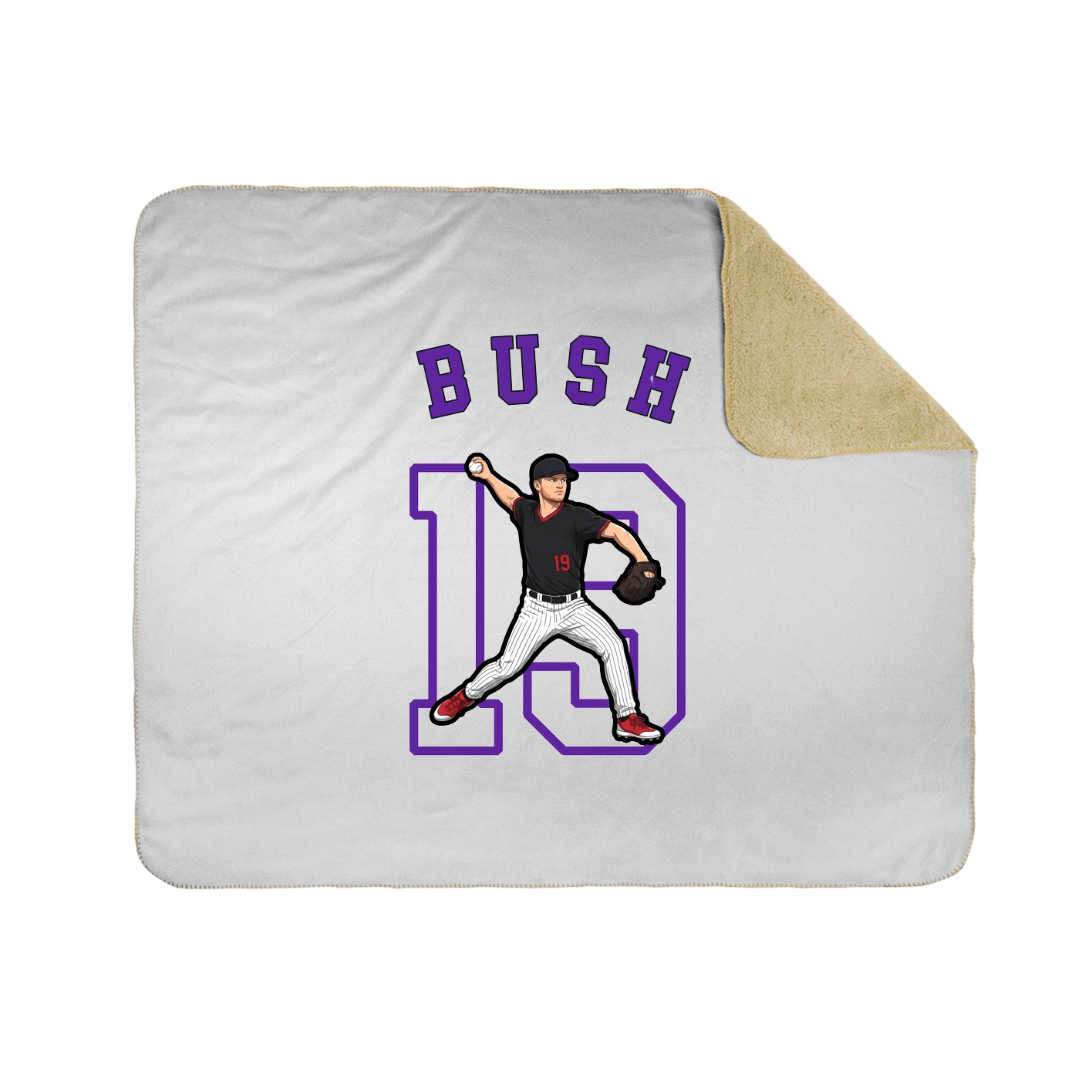 Throw Blanket — Shirsey Arch in White