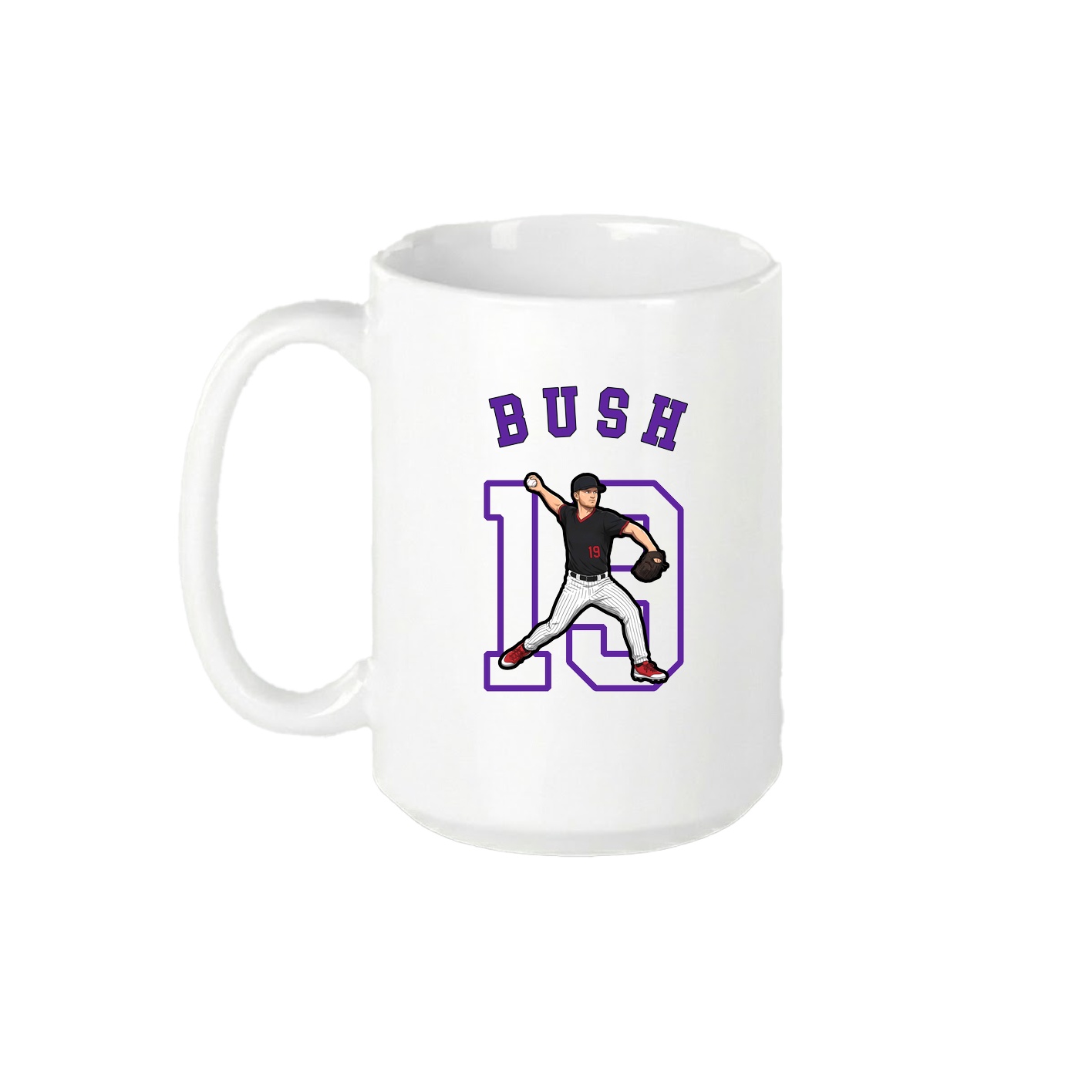 15oz Coffee Mug — Shirsey Arch in White