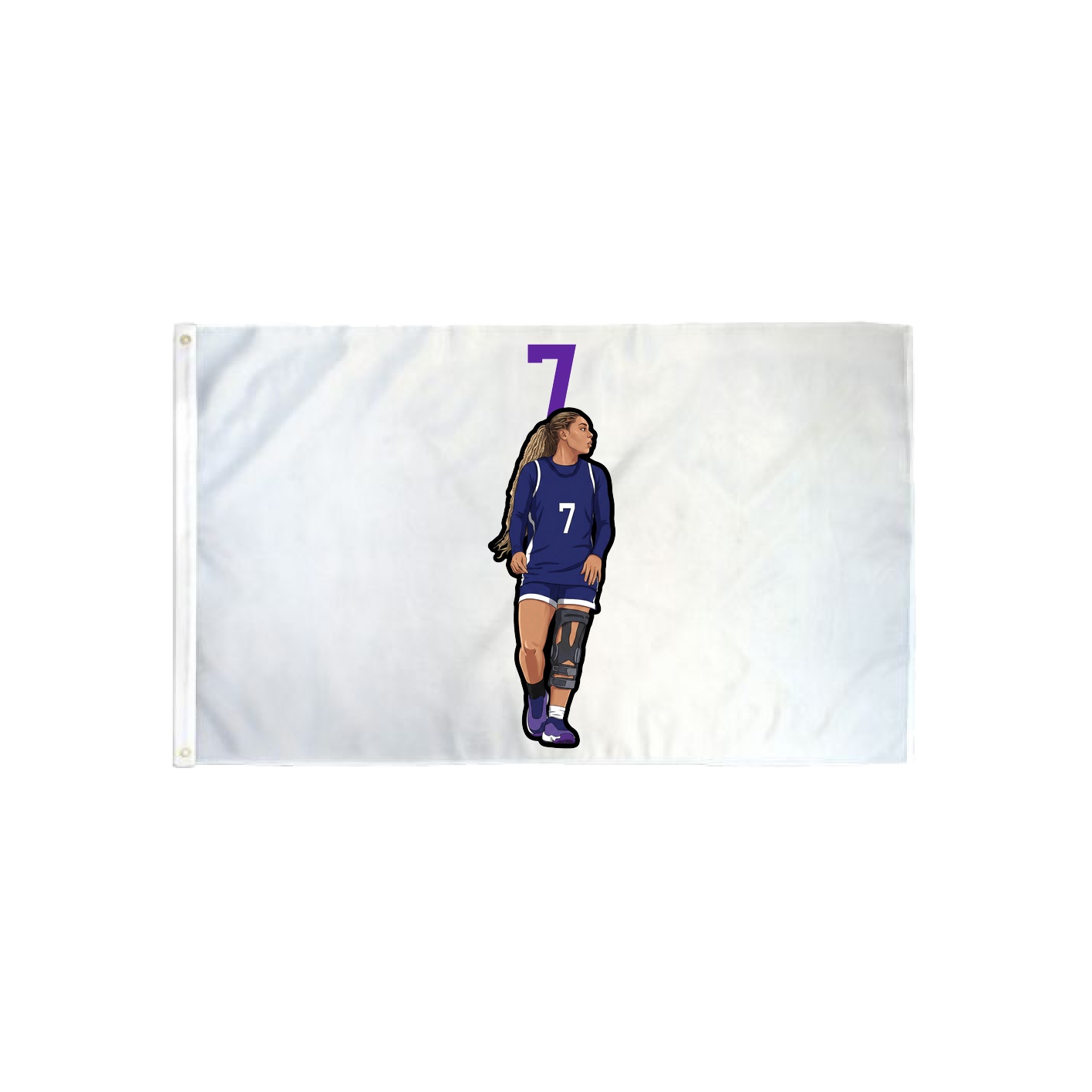 3x5 Flag — Number Top in Classic