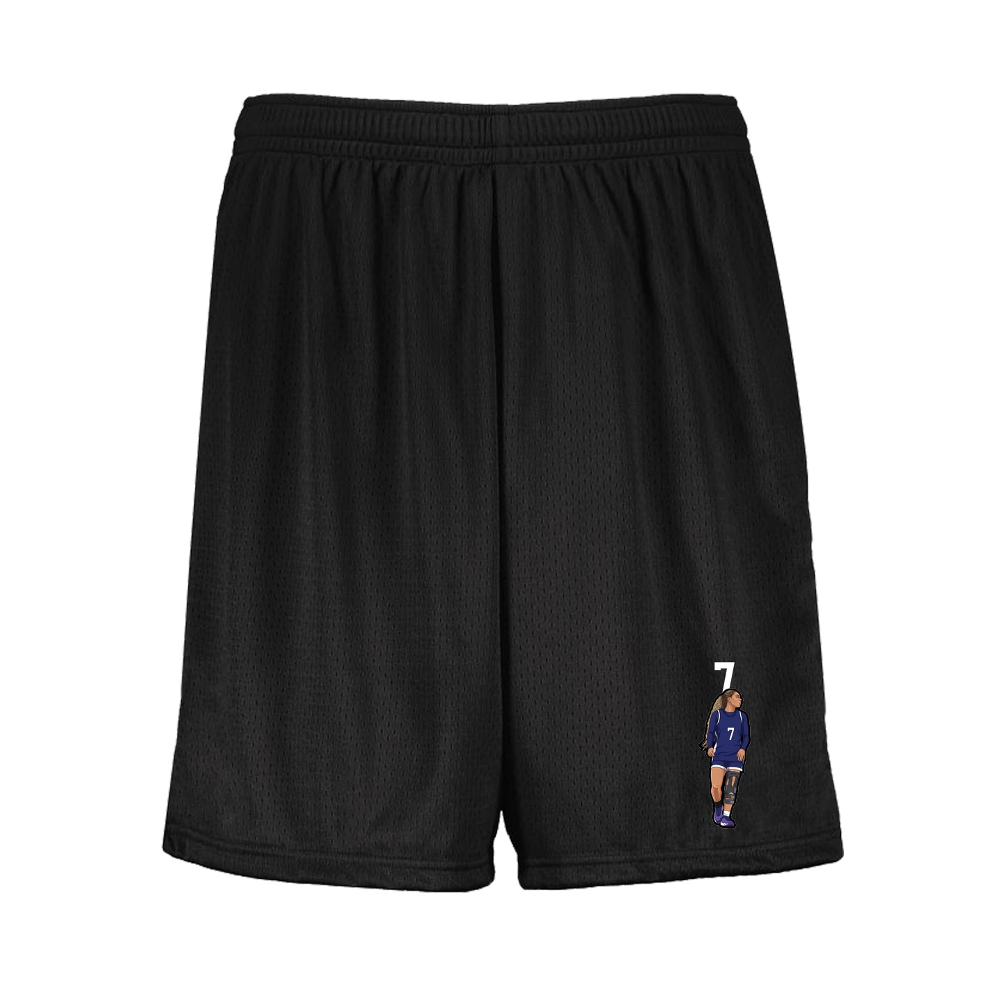 Shorts — Number Top in Black
