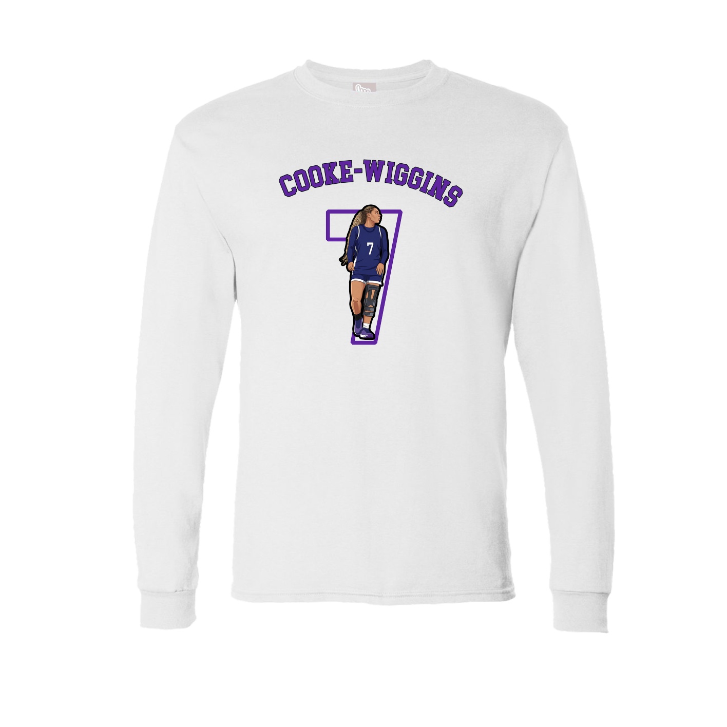 Long Sleeve Tee — Shirsey Arch in White