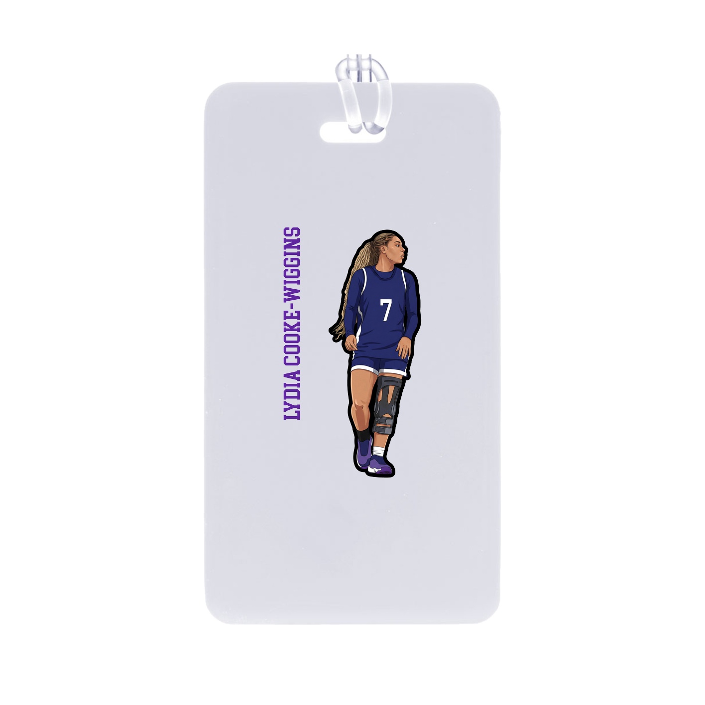 Bag Tag — Name Vertical in Classic