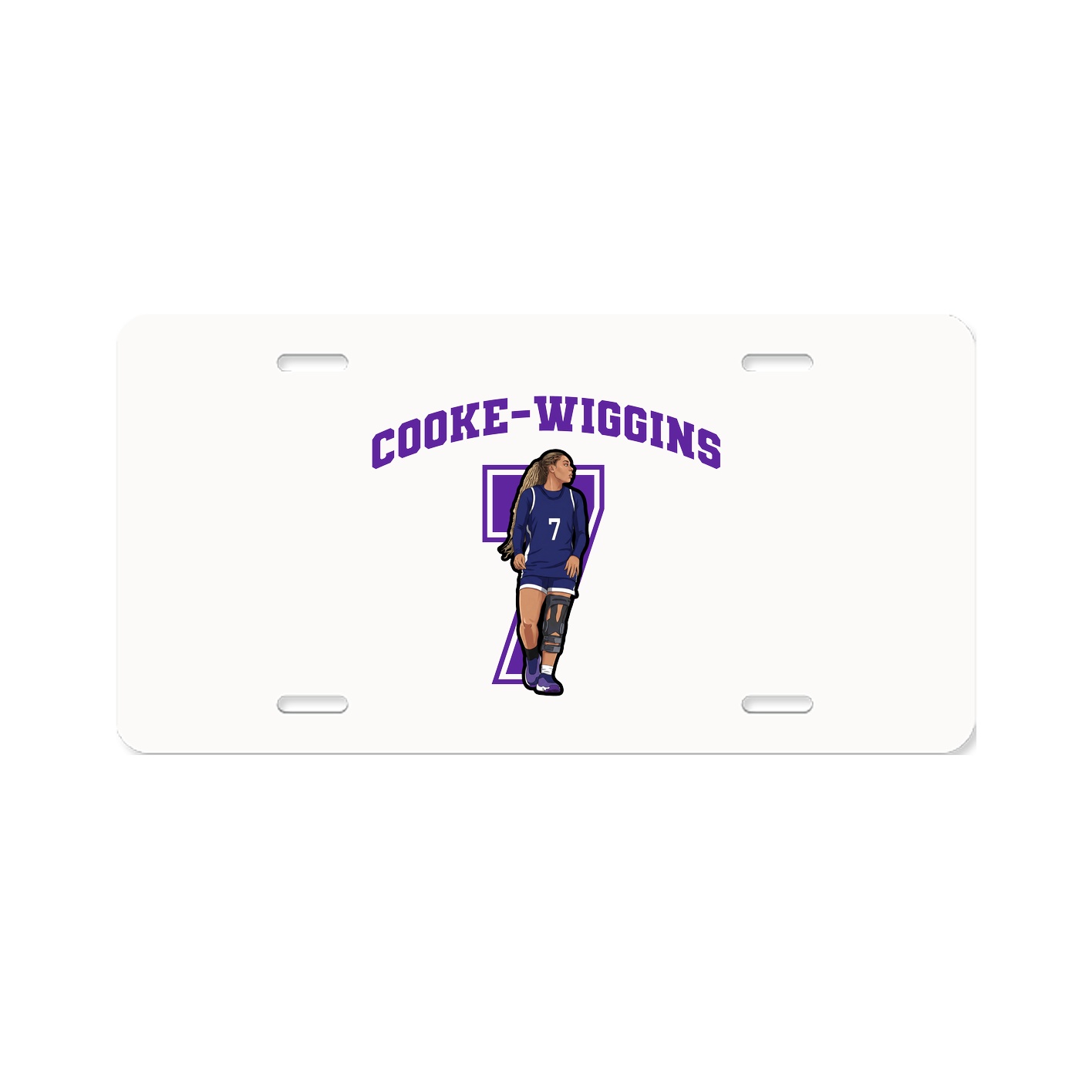License Plate — Number in Classic