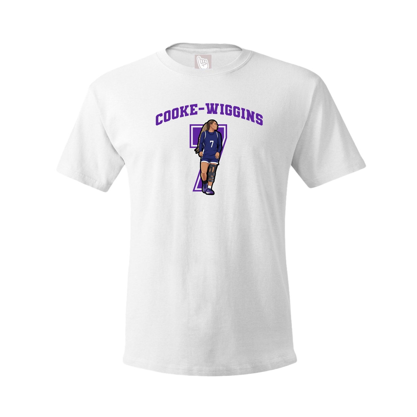 Tee — Number in White