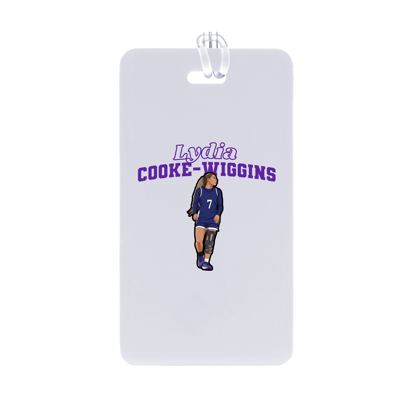 Bag Tag — Name Arch in Classic