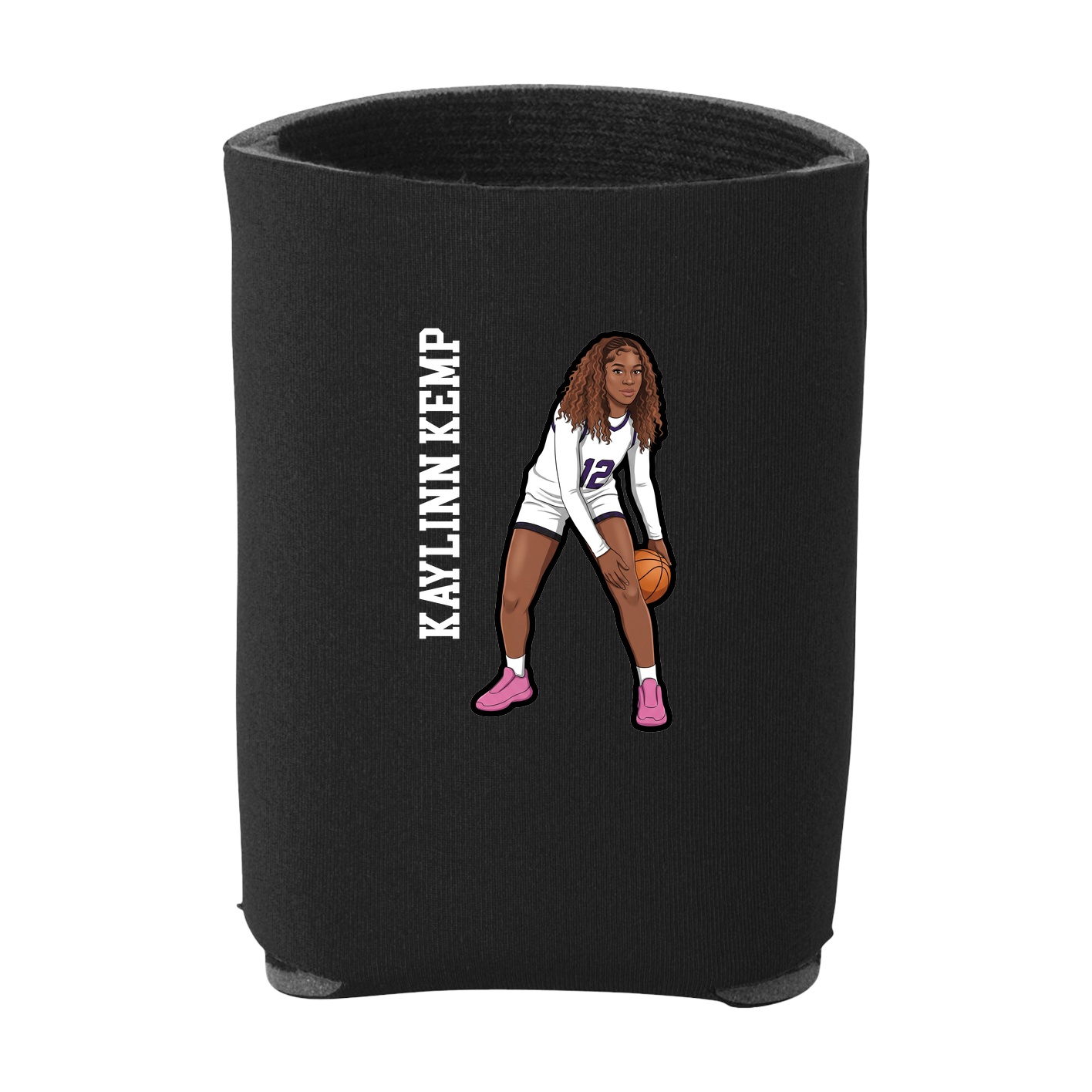 Can Holder — Name Vertical in Black