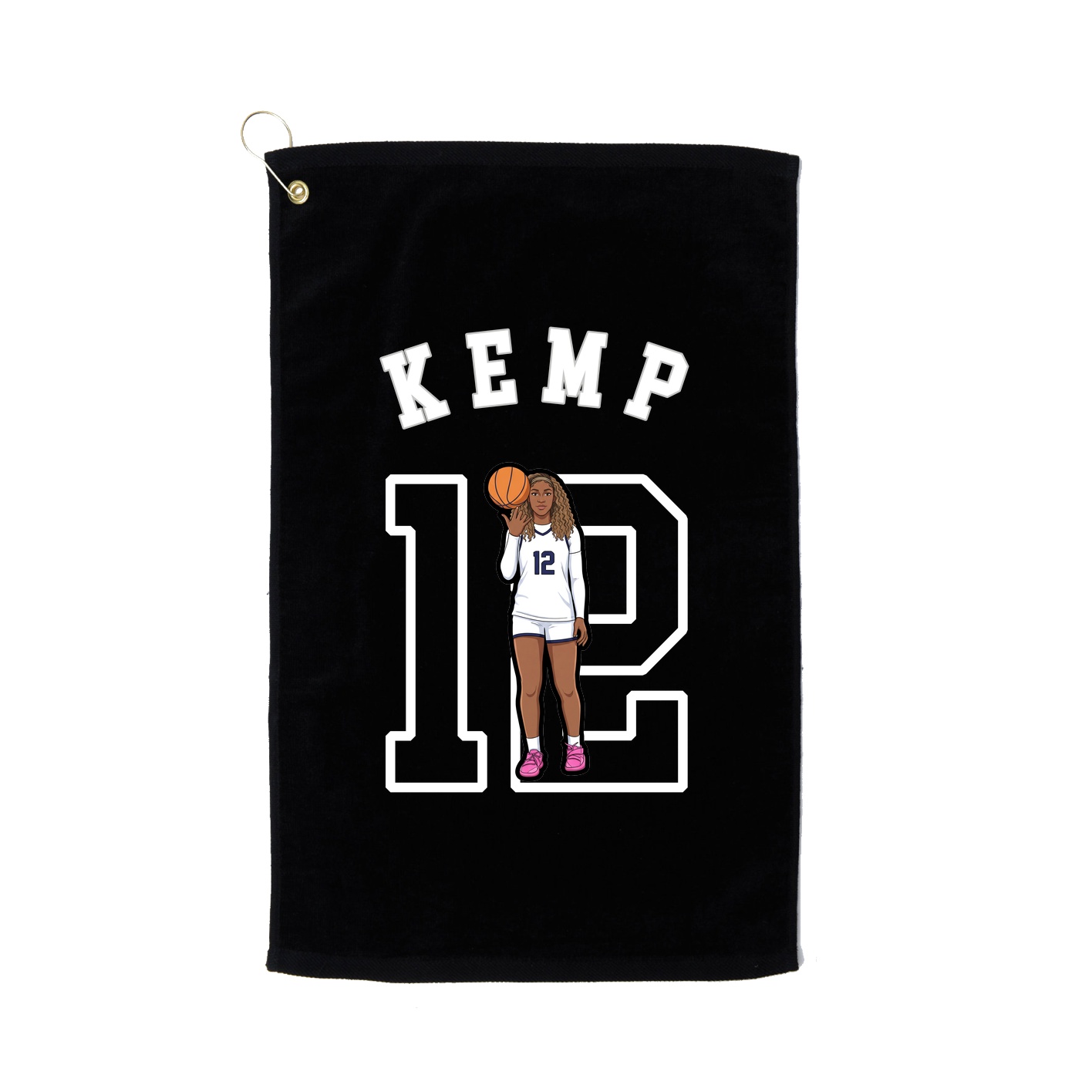 Golf Towel — Shirsey Arch in Black