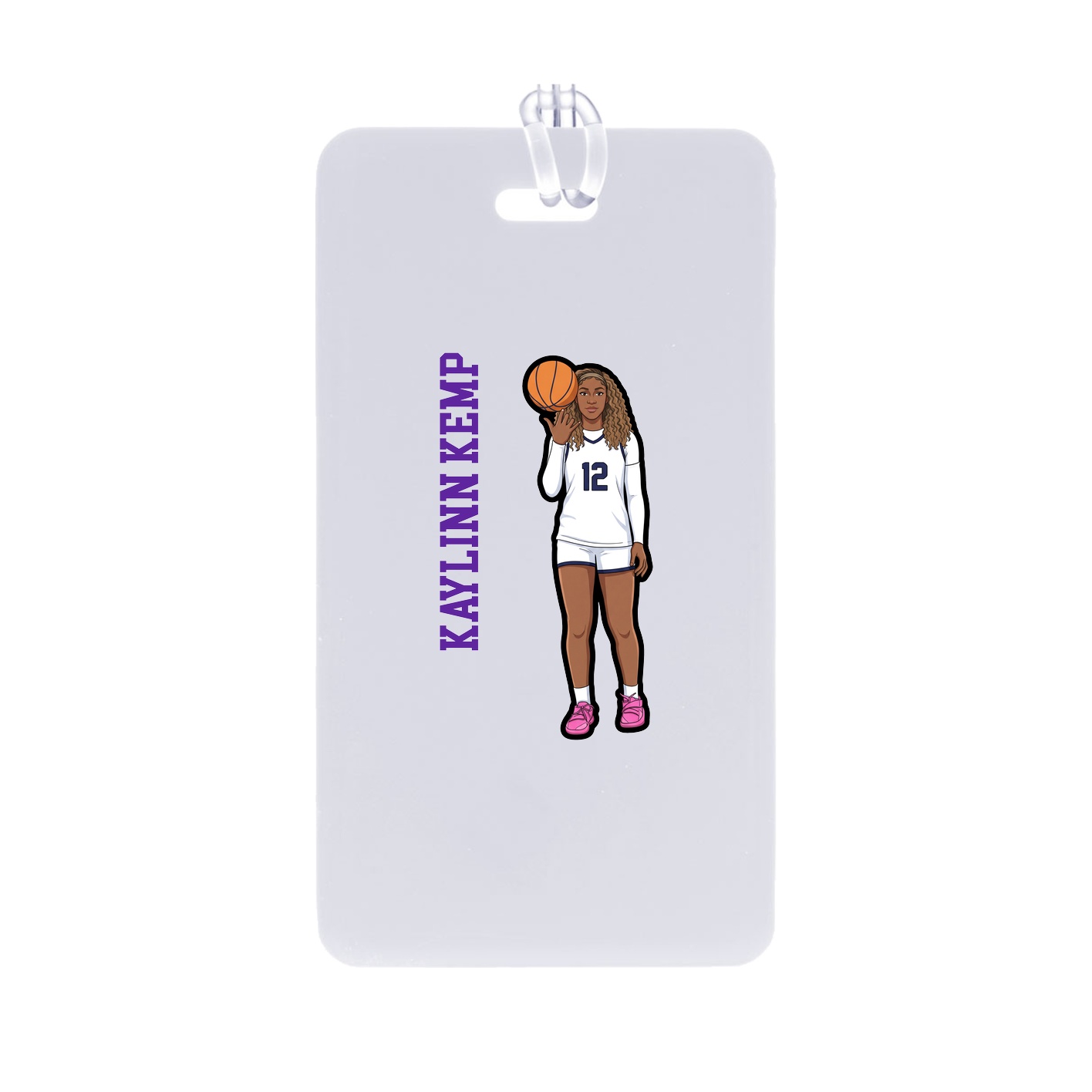Bag Tag — Name Vertical in Classic