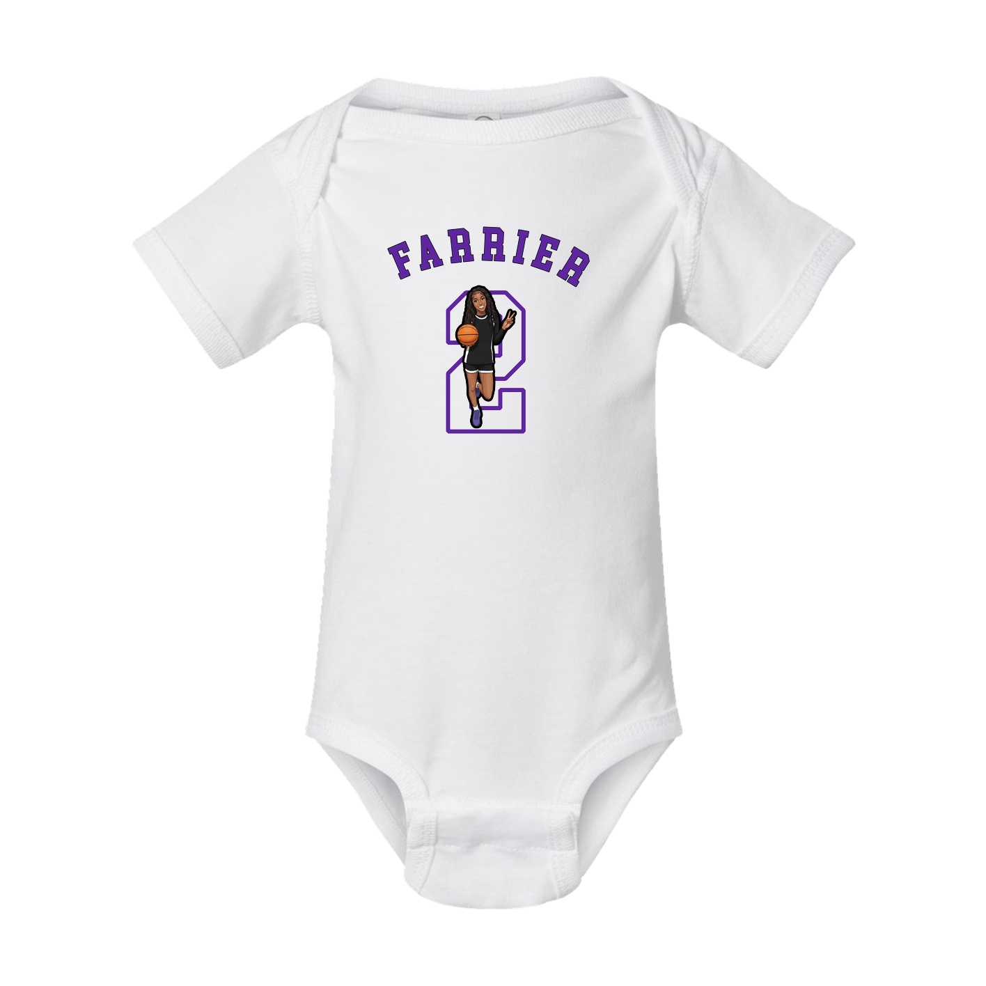 Baby Onesie — Shirsey Arch in White