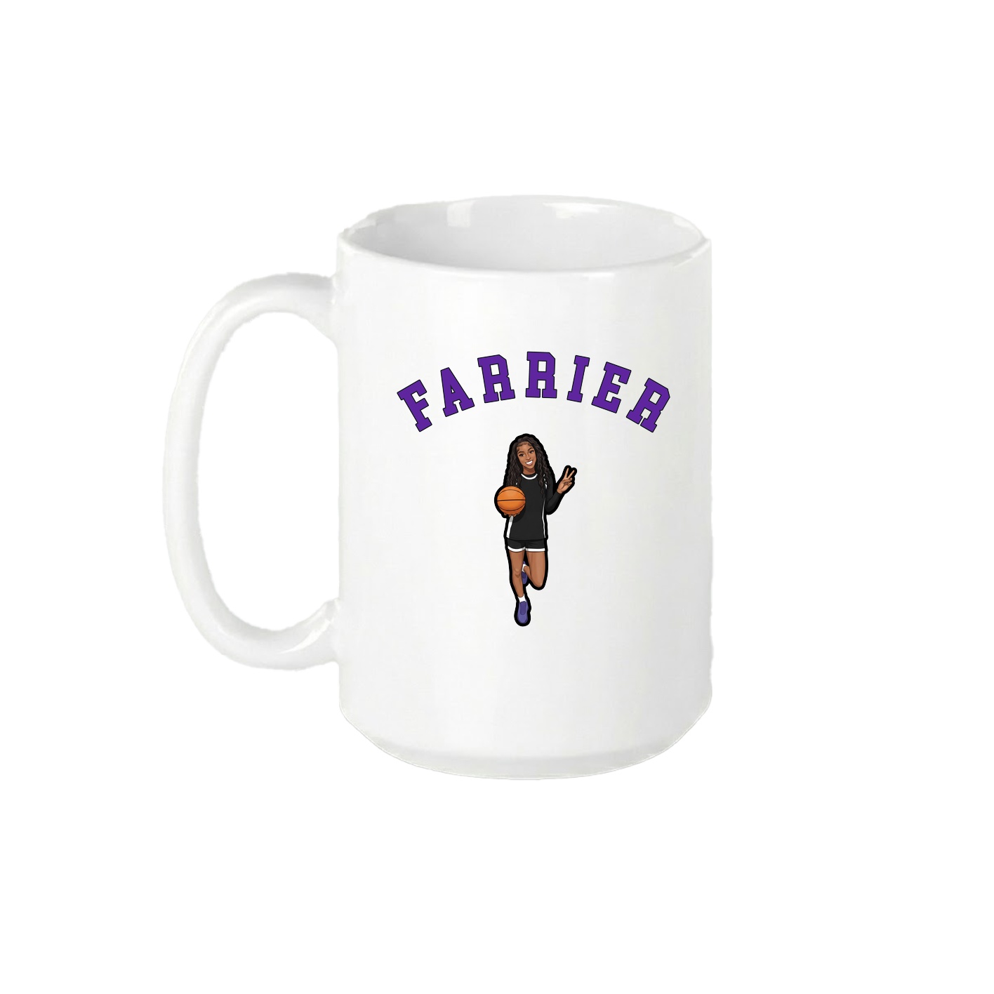 15oz Coffee Mug — Shirsey Arch in White