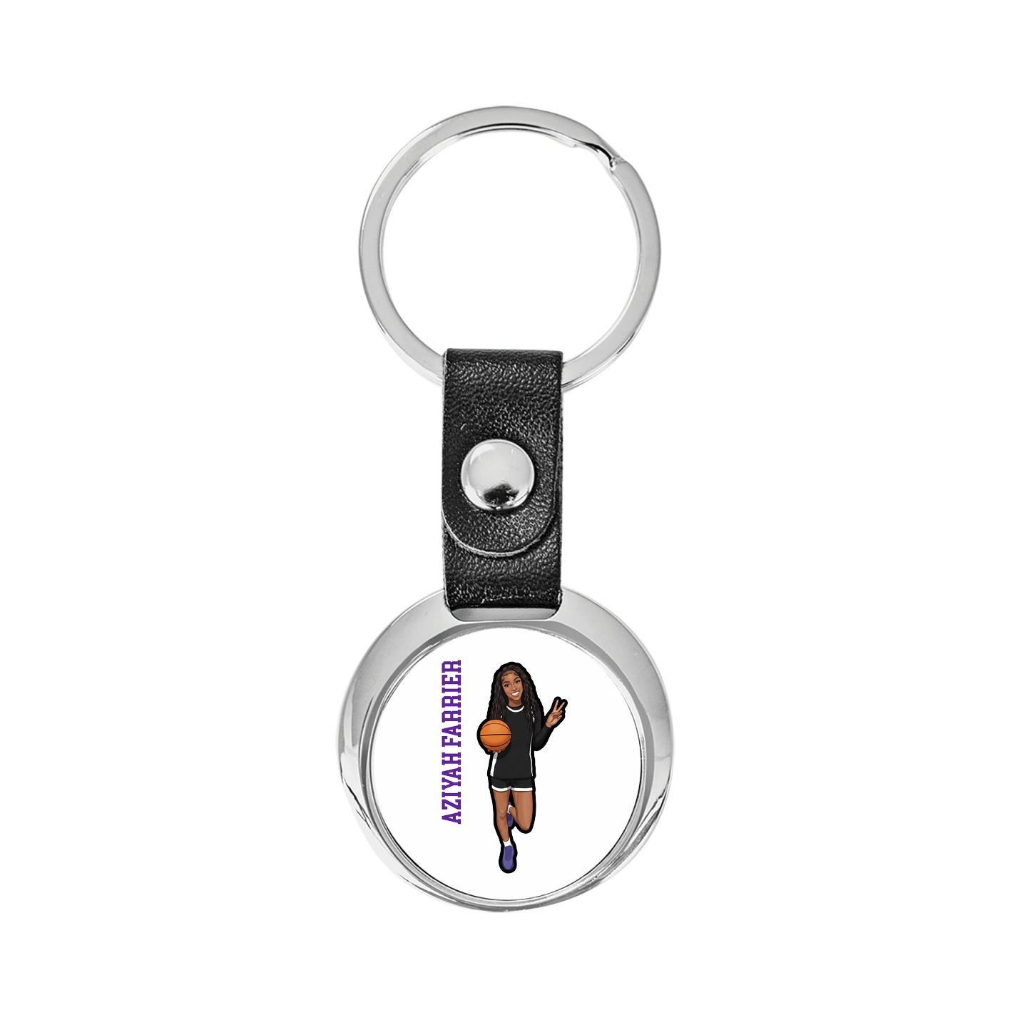 Key Chain — Name Vertical in Classic