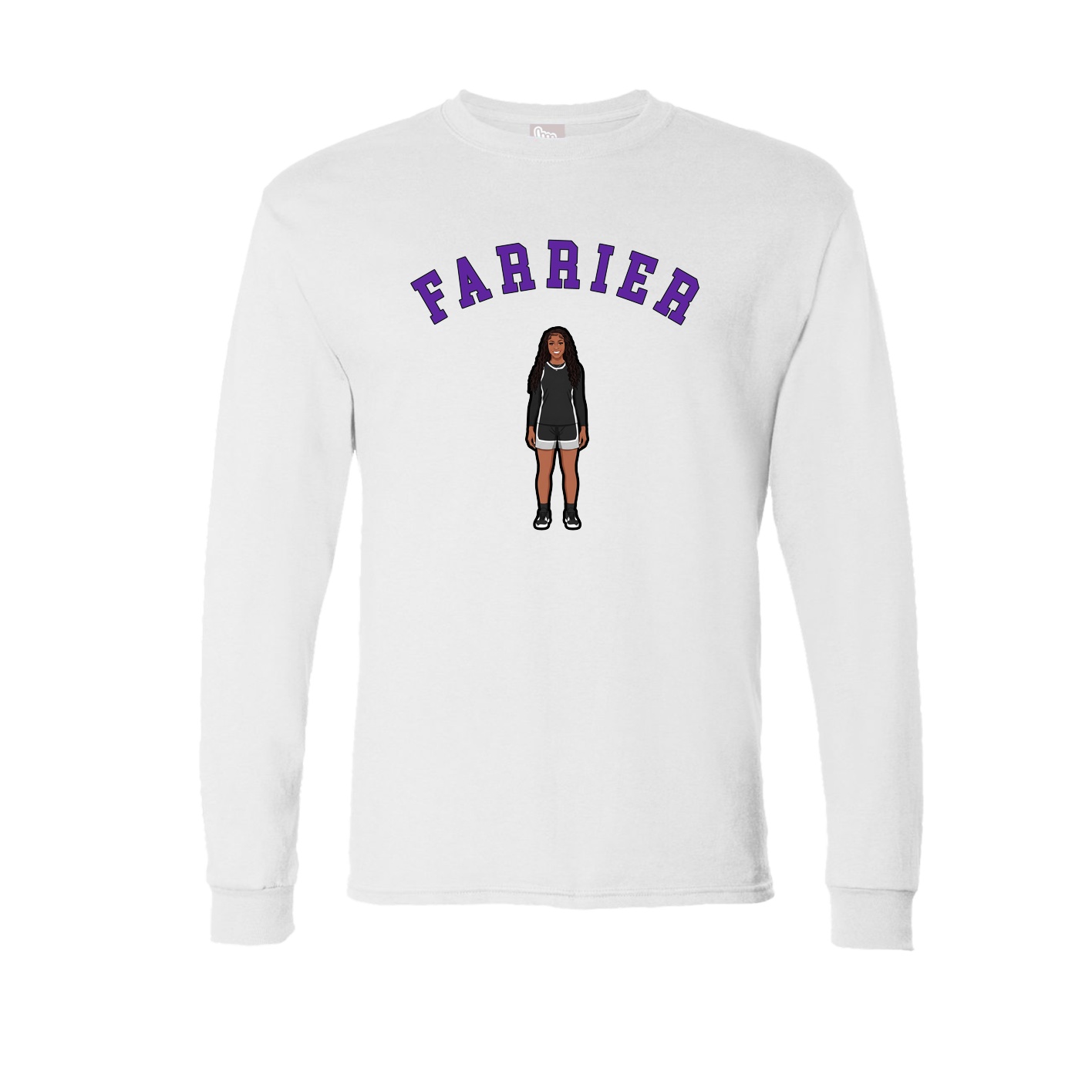 Long Sleeve Tee — Shirsey Arch in White