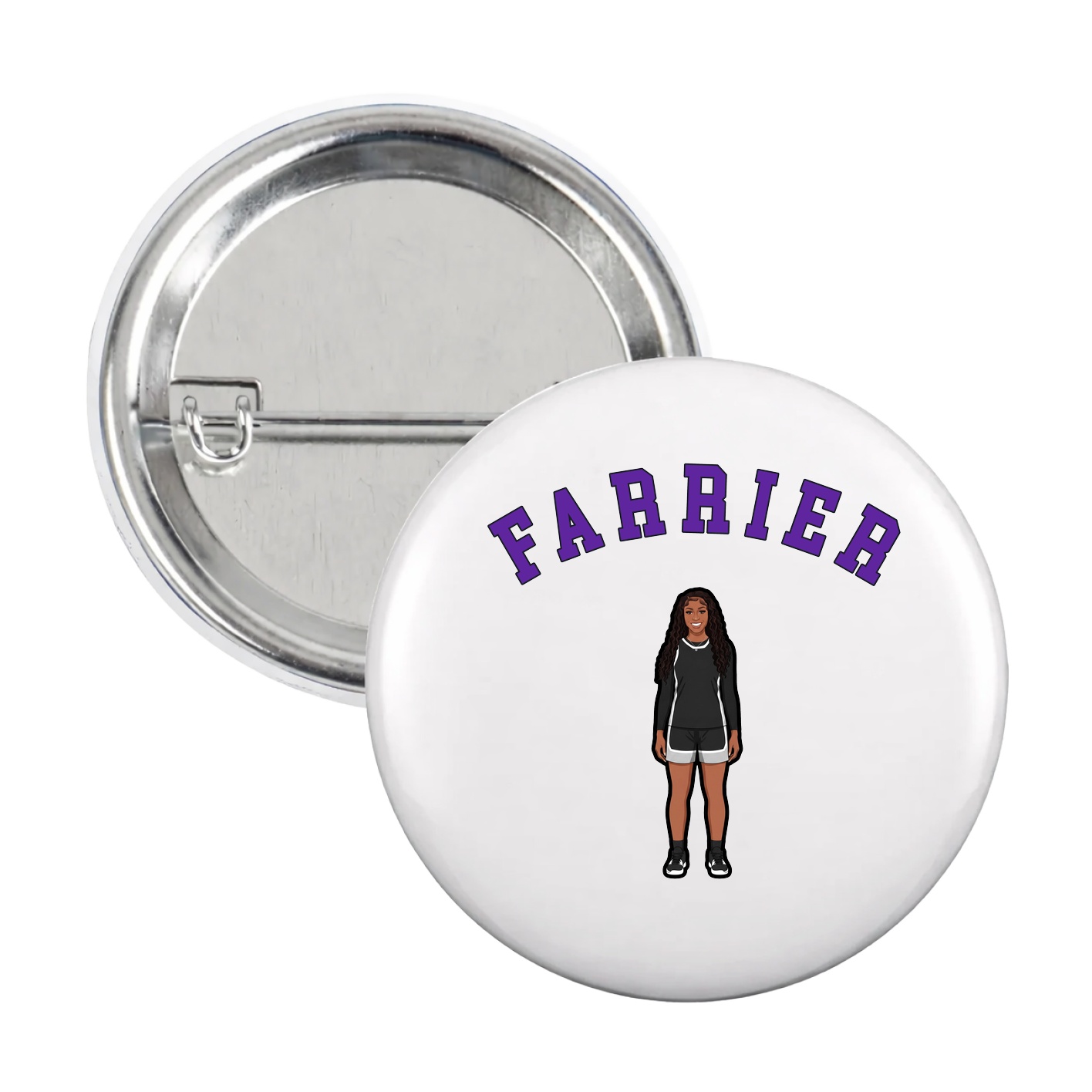 Game Day Button — Shirsey Arch in White