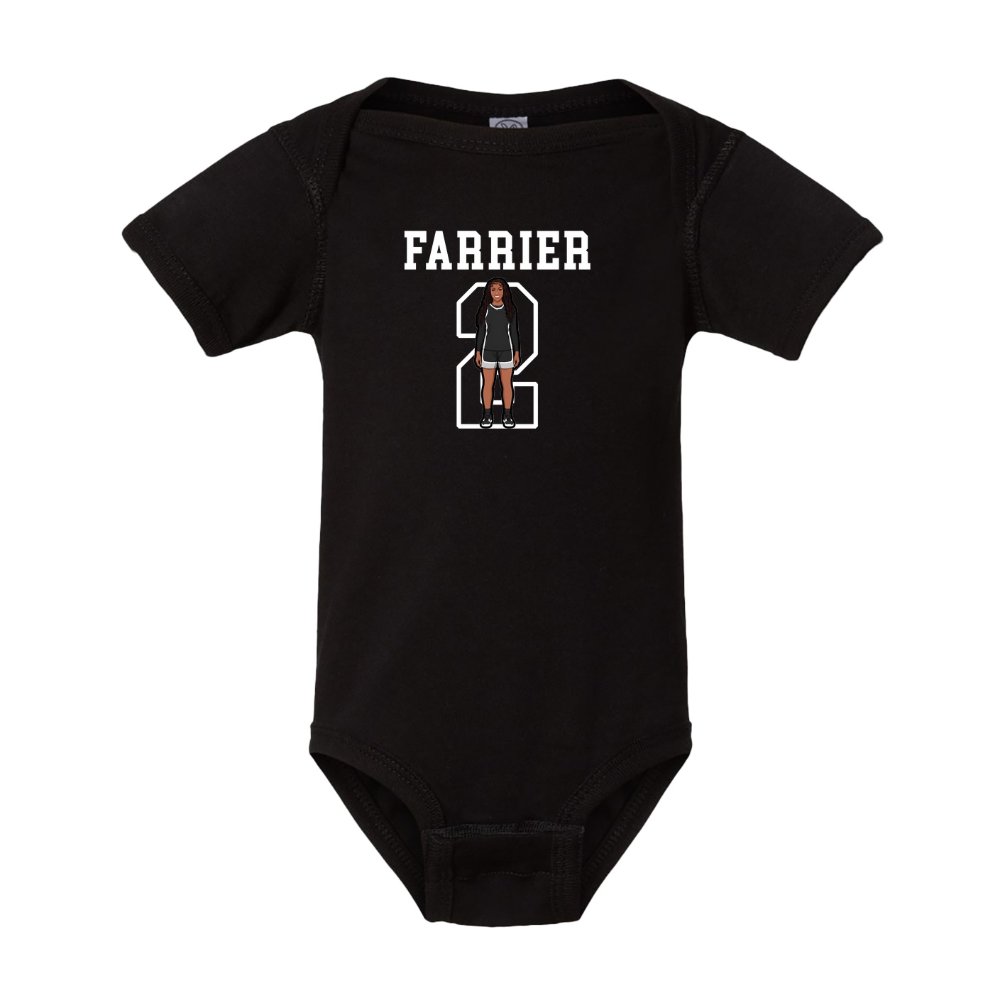 Baby Onesie — Shirsey in Black