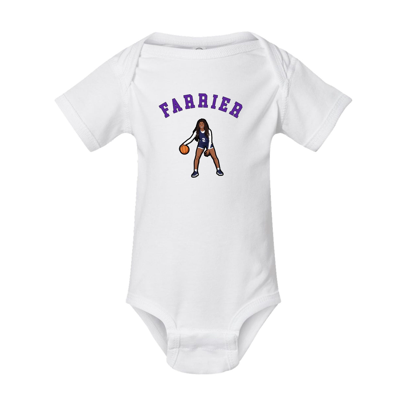 Baby Onesie — Shirsey Arch in White