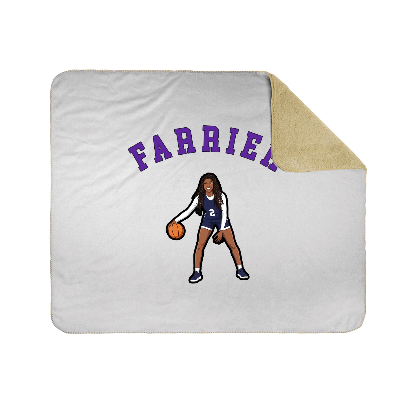 Throw Blanket — Shirsey Arch in White