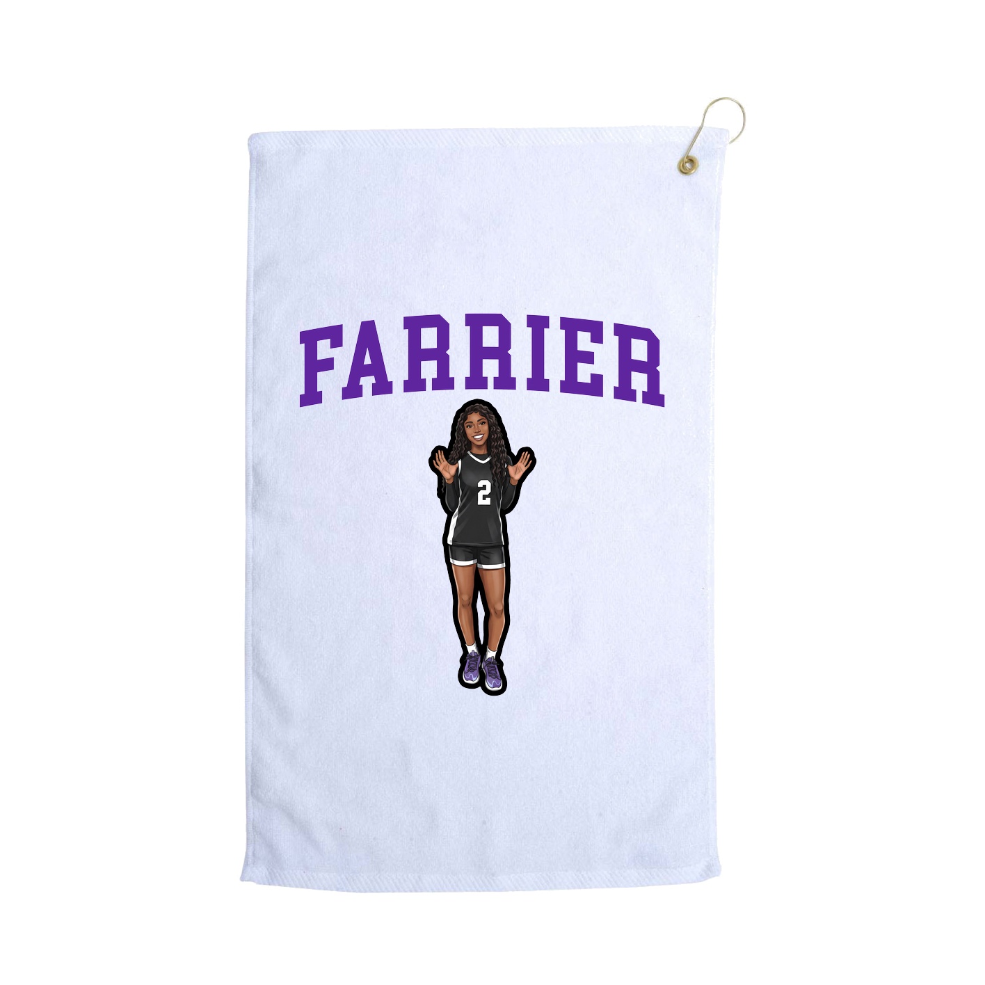 Golf Towel — Shirsey in White