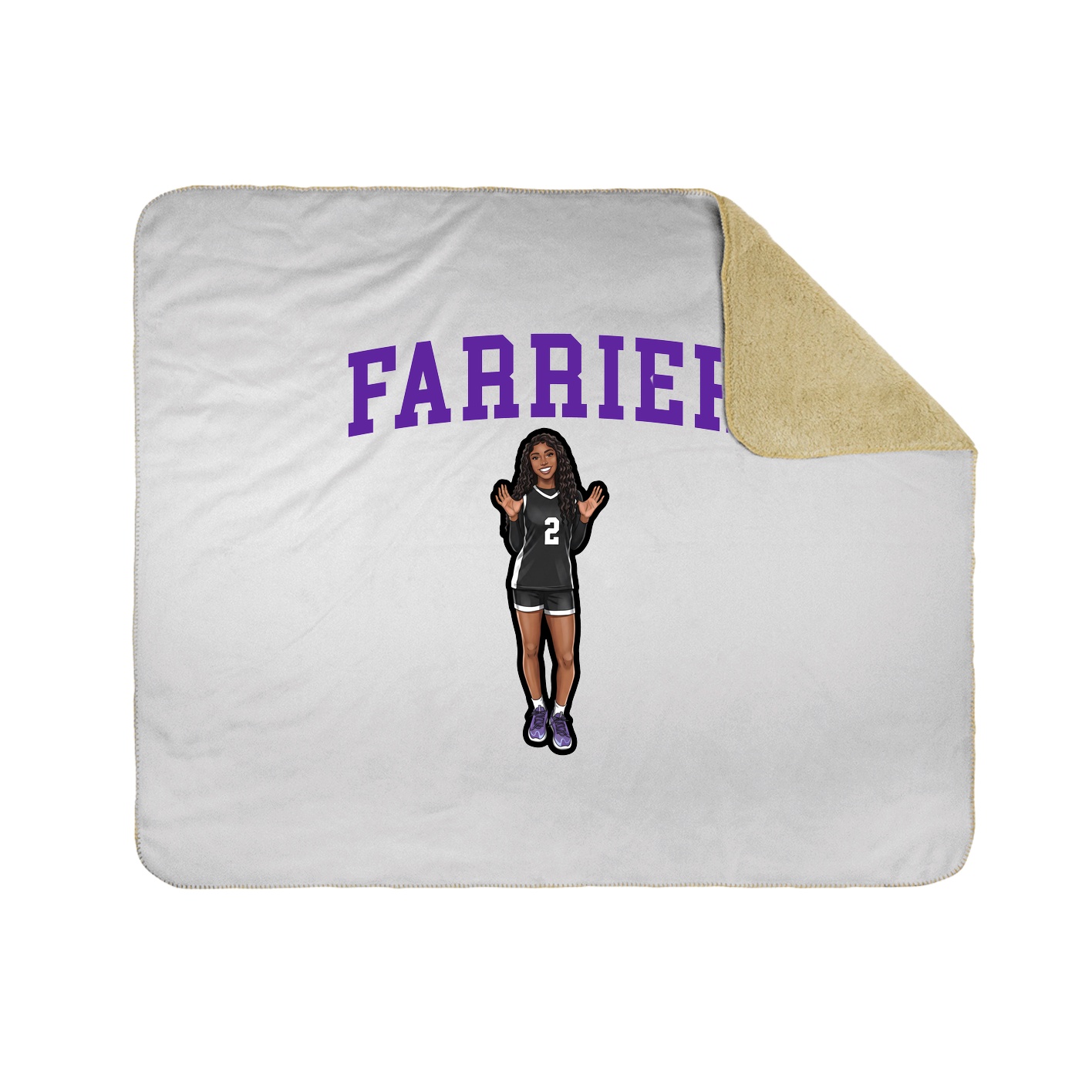 Throw Blanket — Shirsey in White