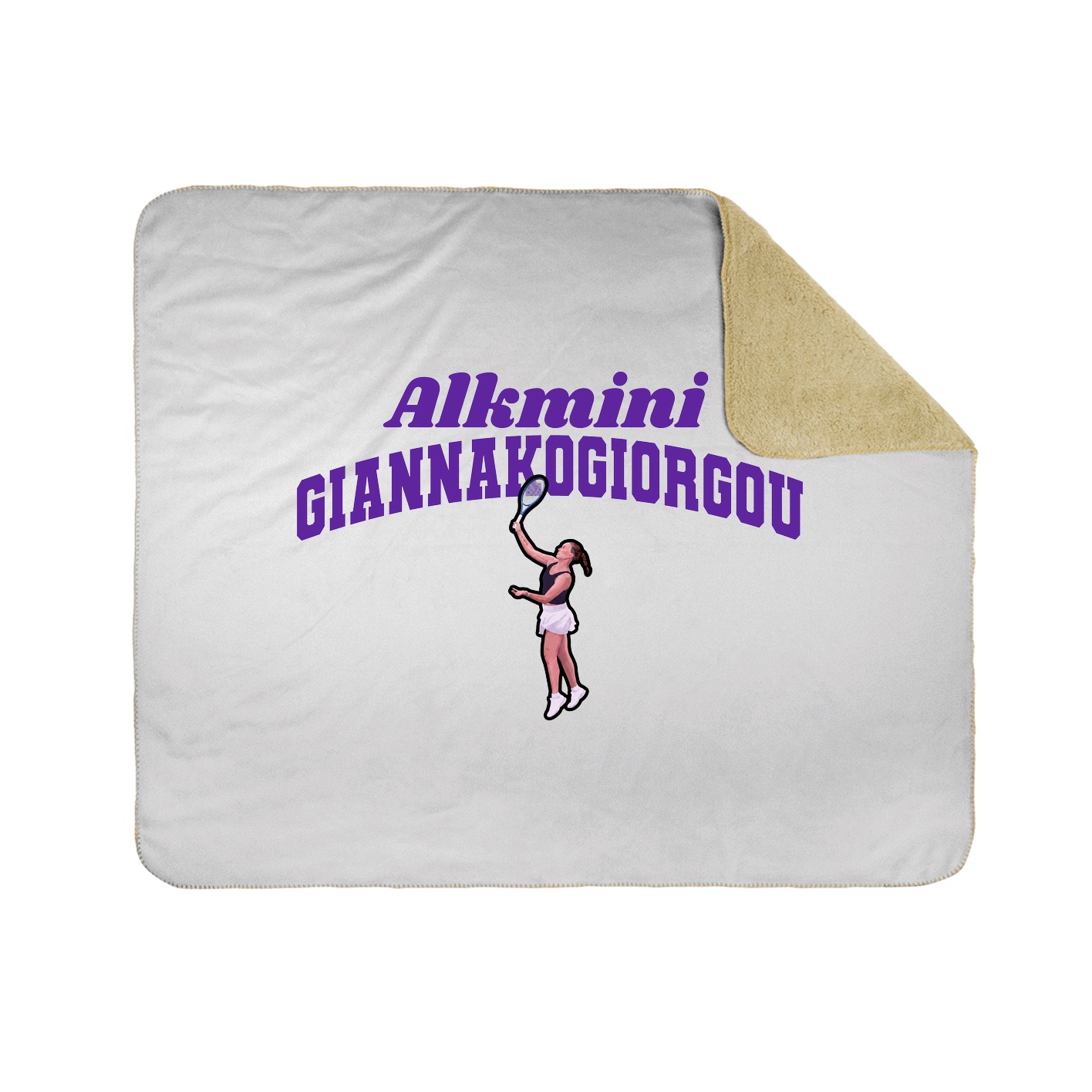Throw Blanket — Signature Arch in White