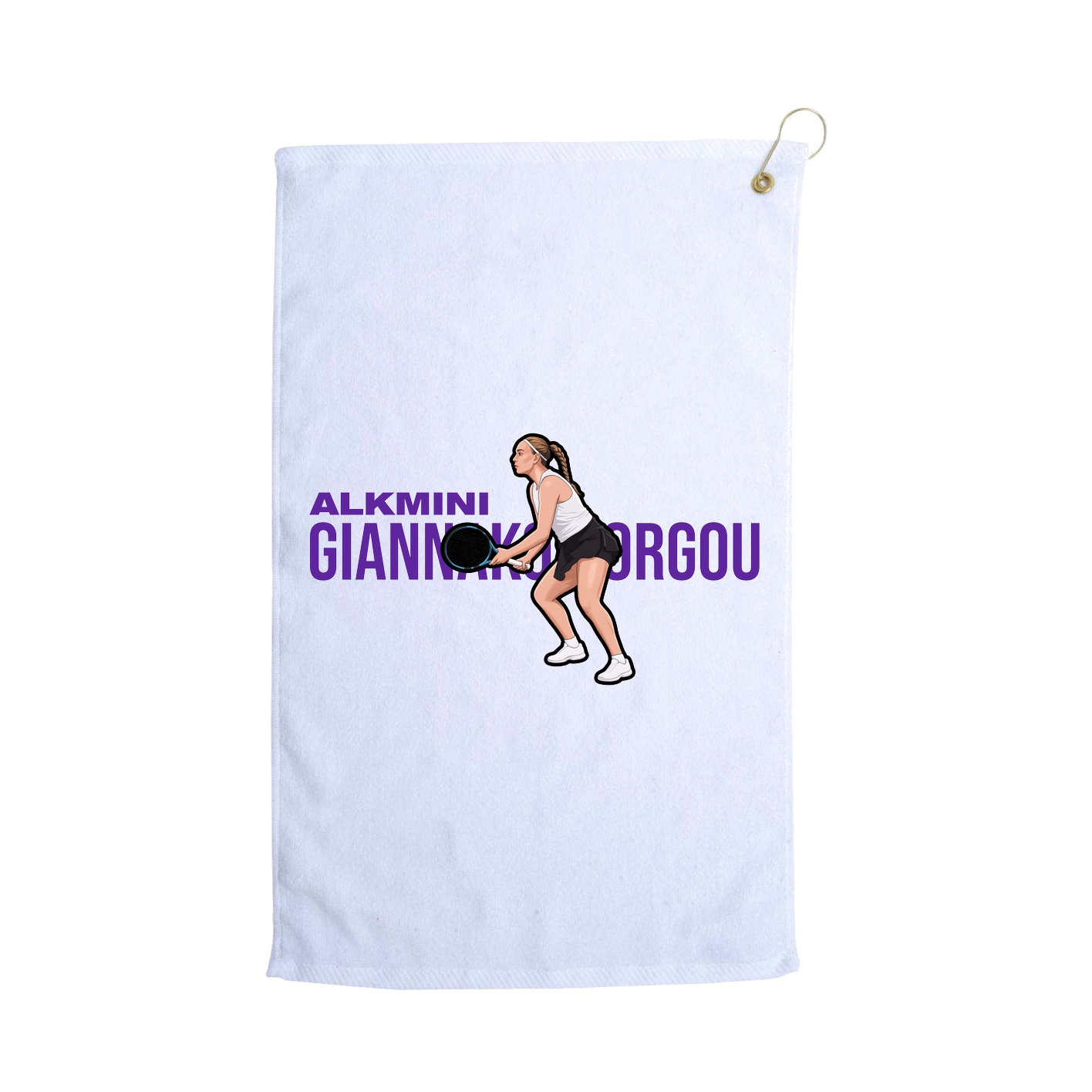 Golf Towel — Player Name in White