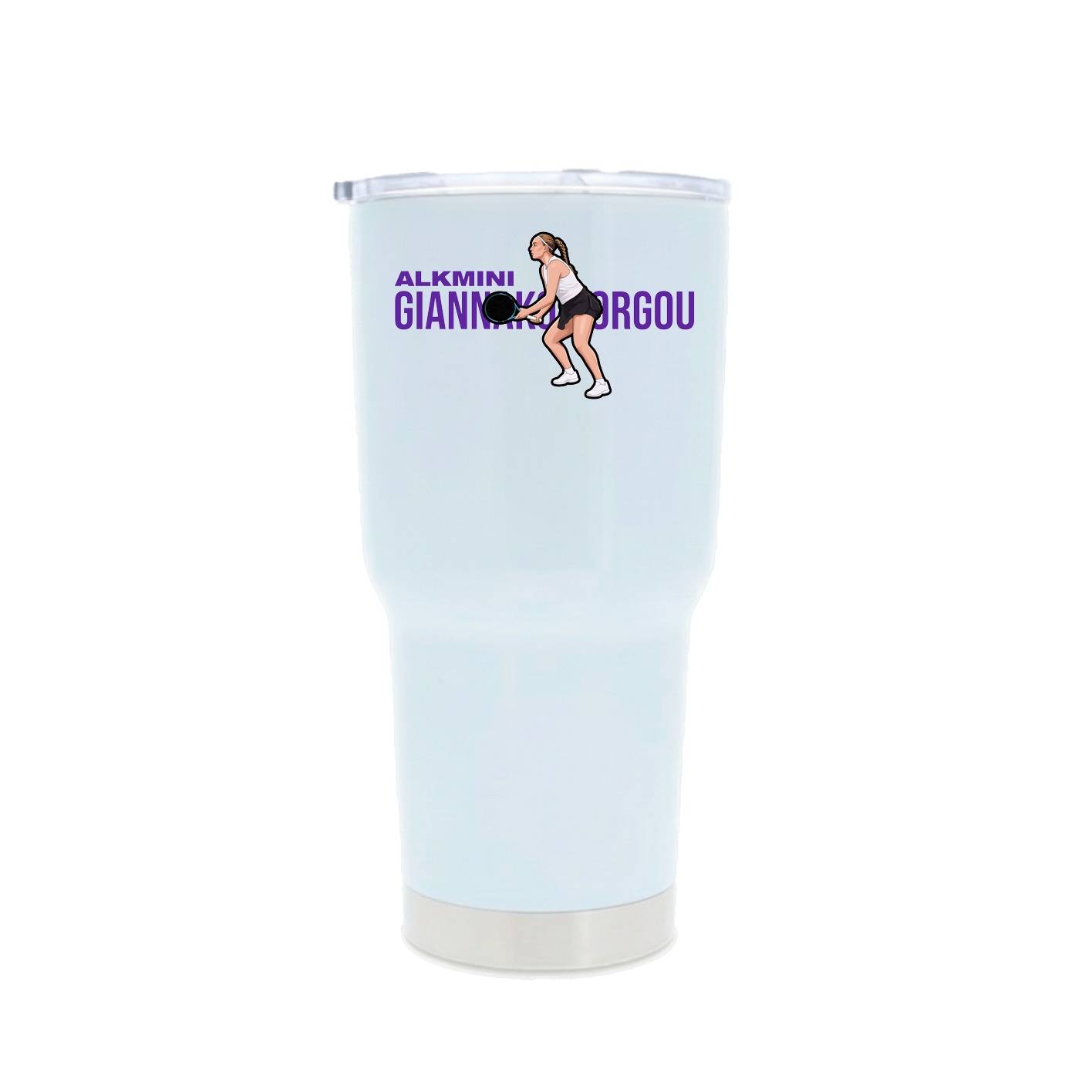 30oz Stainless Steel Tumbler — Player Name in White