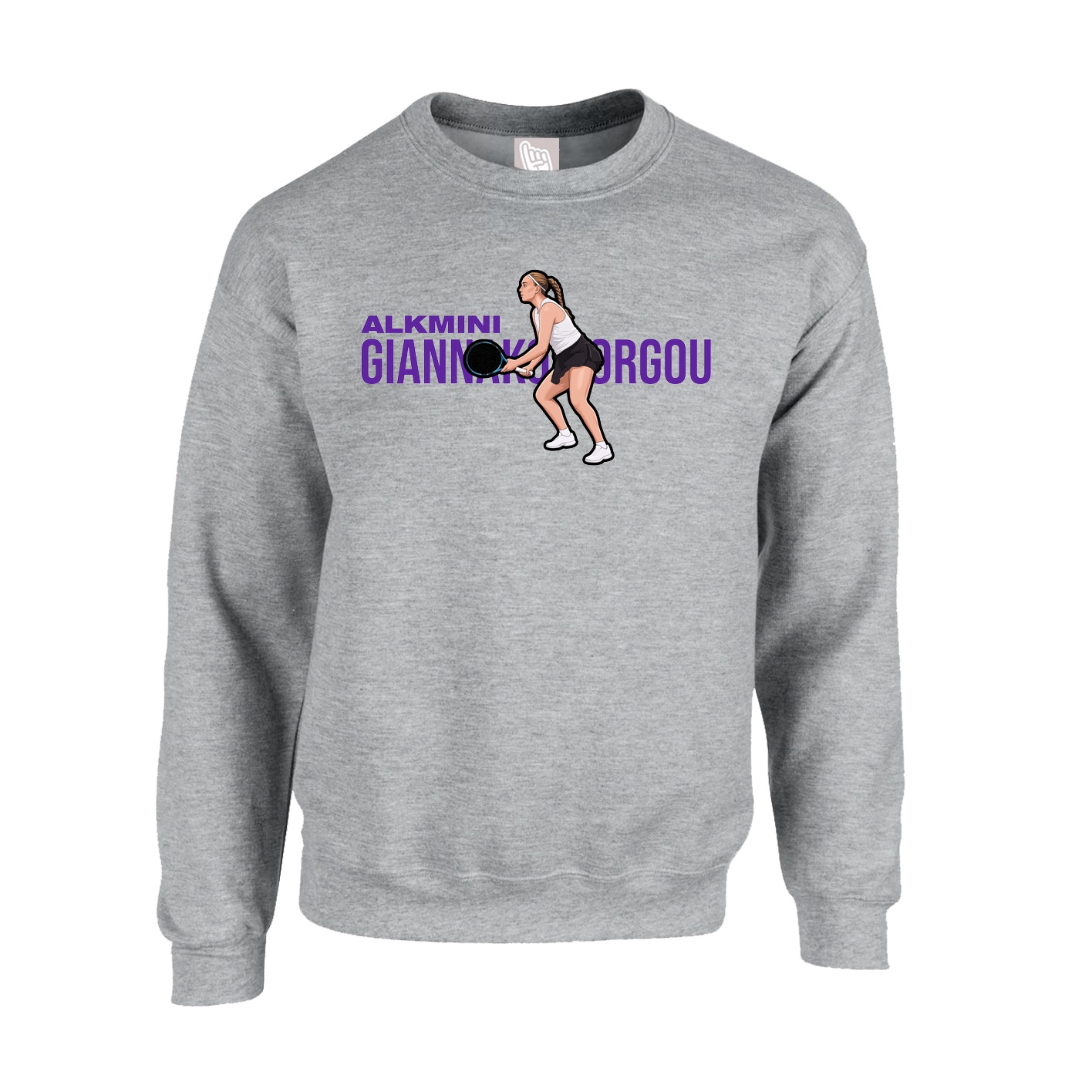 Fleece Crew — Player Name in Grey