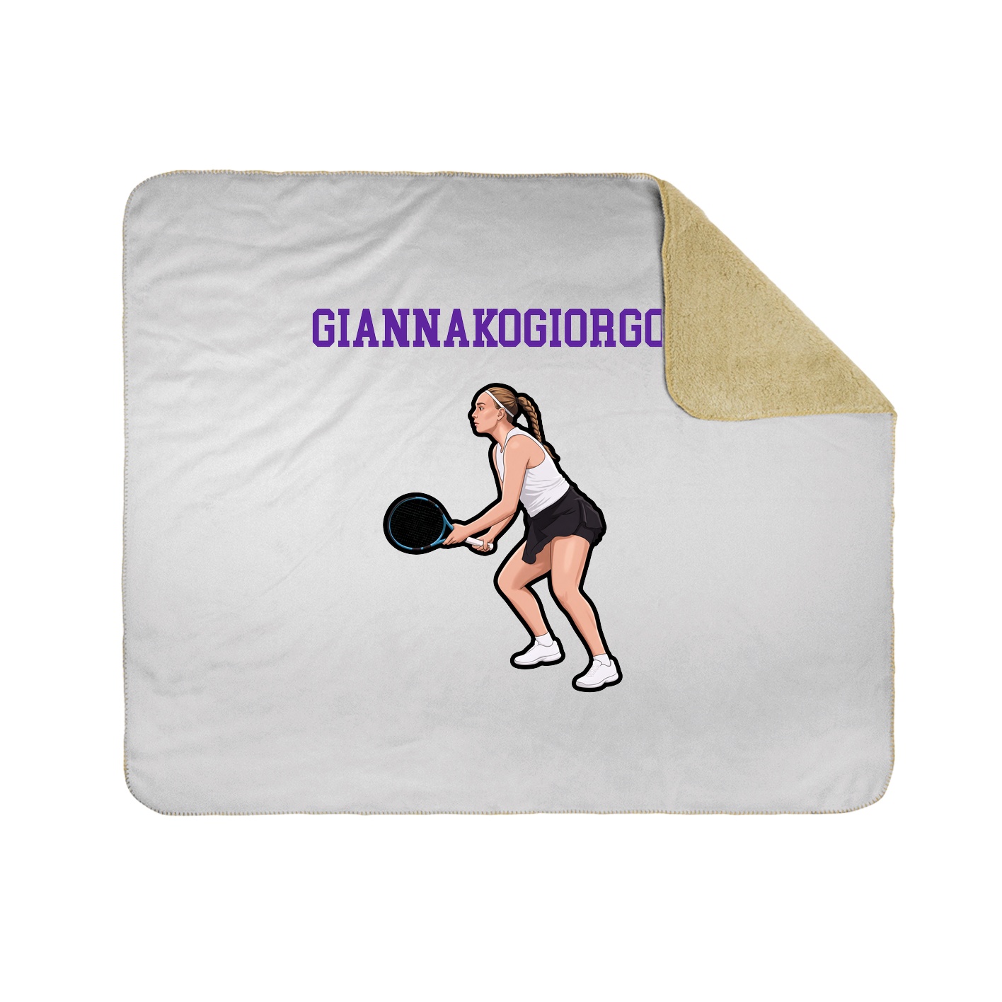 Throw Blanket — Shirsey in White
