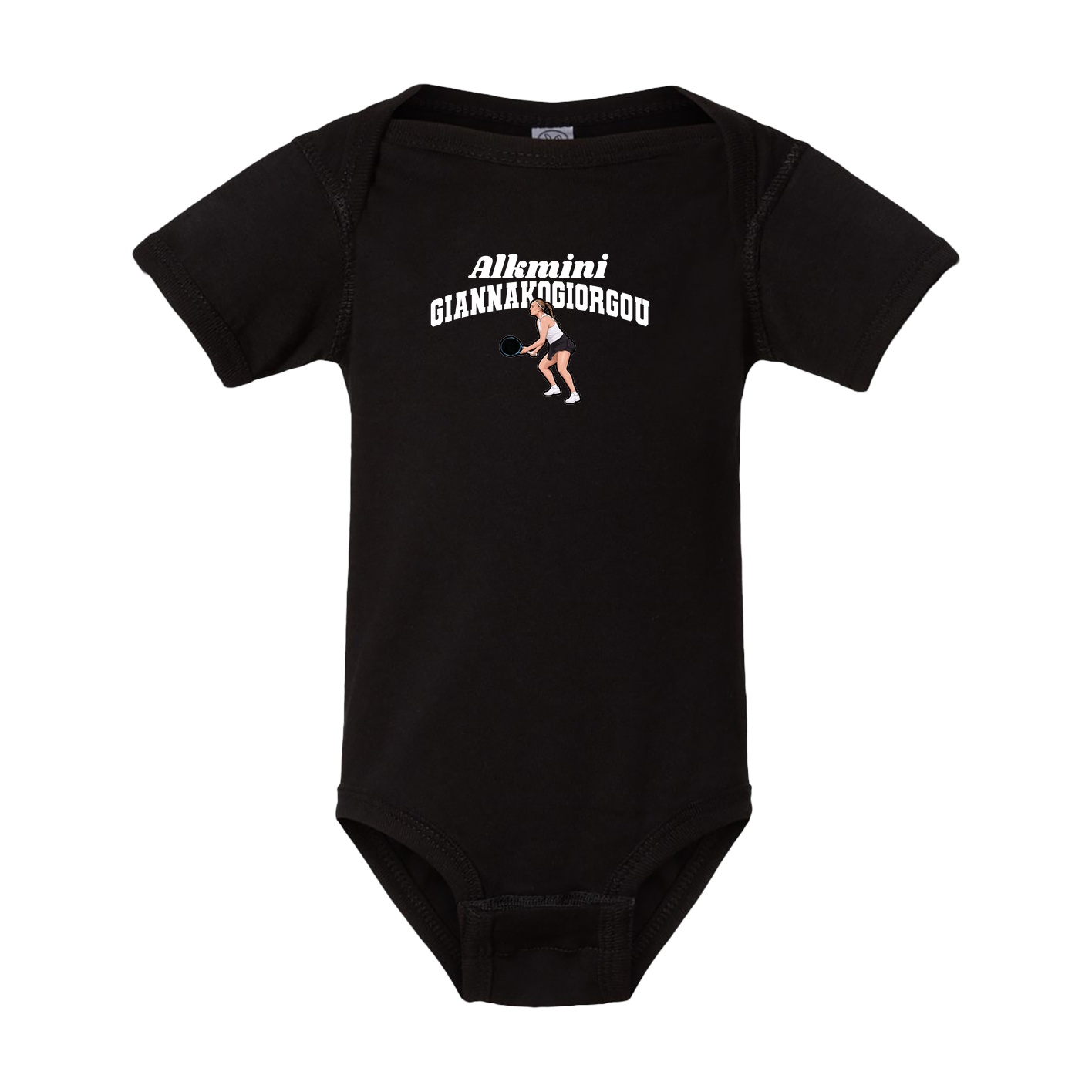Baby Onesie — Signature Arch in Black