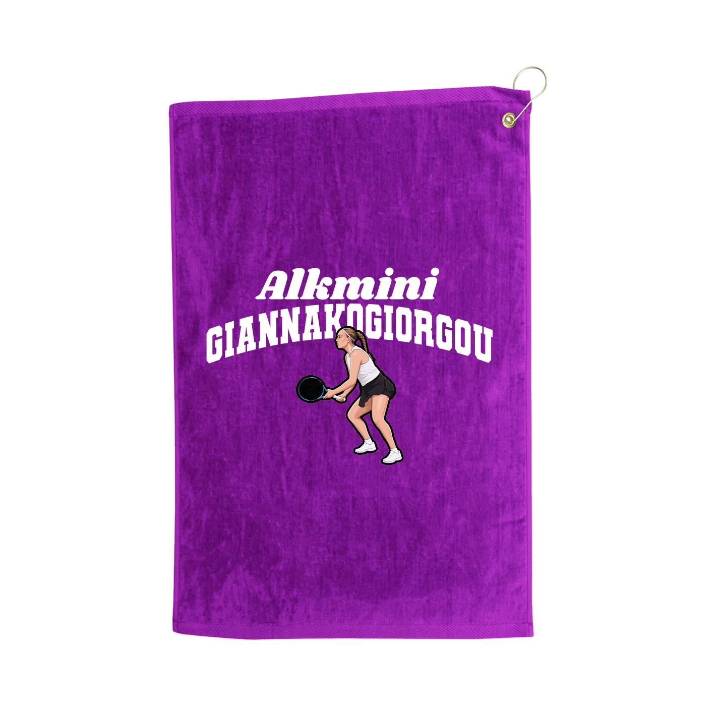 Golf Towel — Signature Arch in Purple