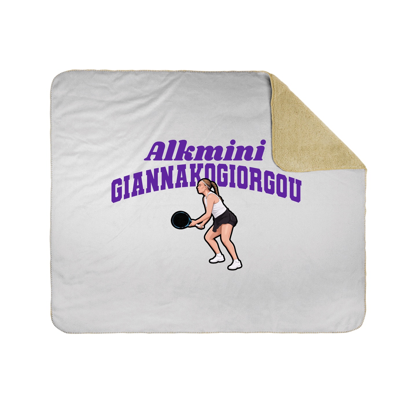 Throw Blanket — Signature Arch in White