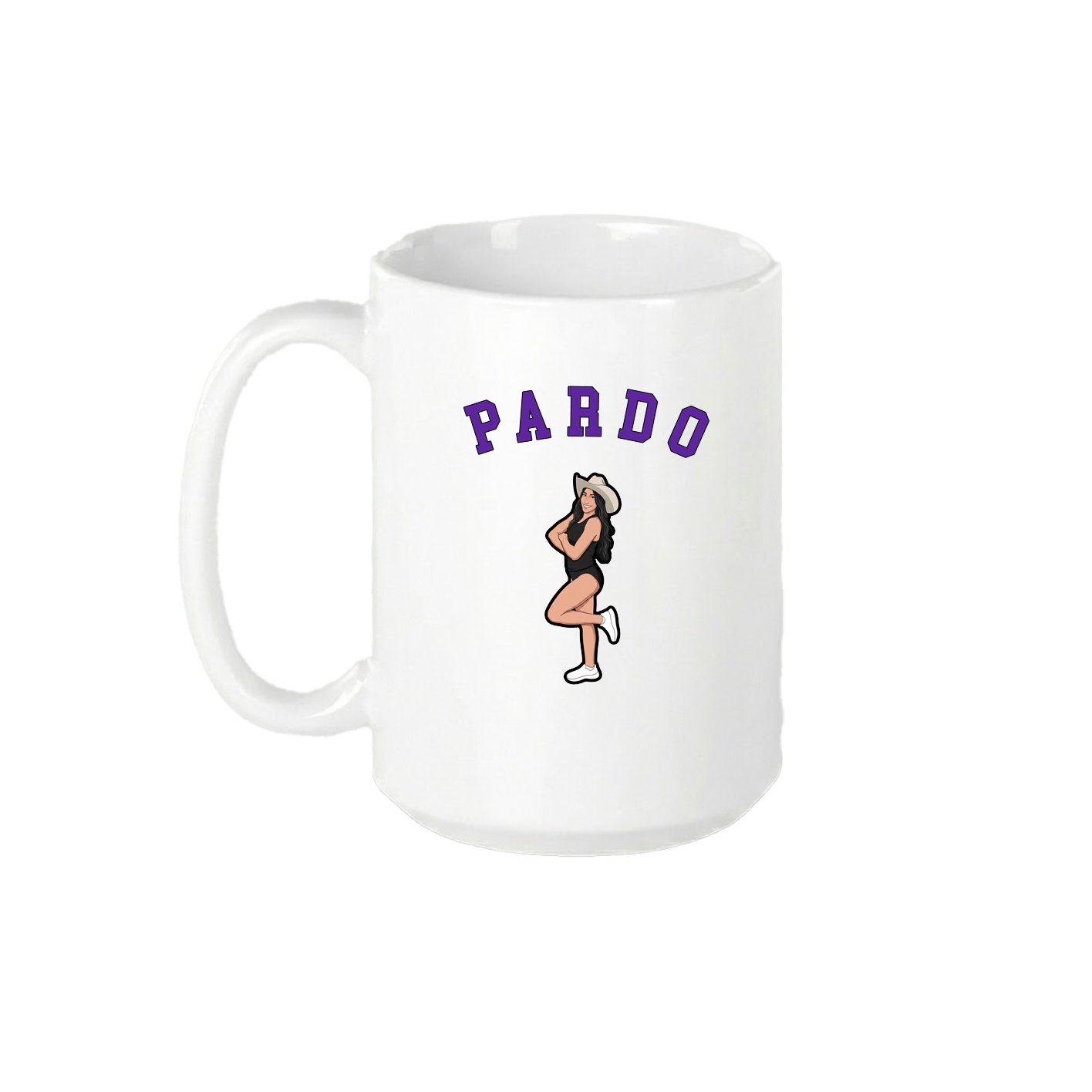 15oz Coffee Mug — Shirsey Arch in White