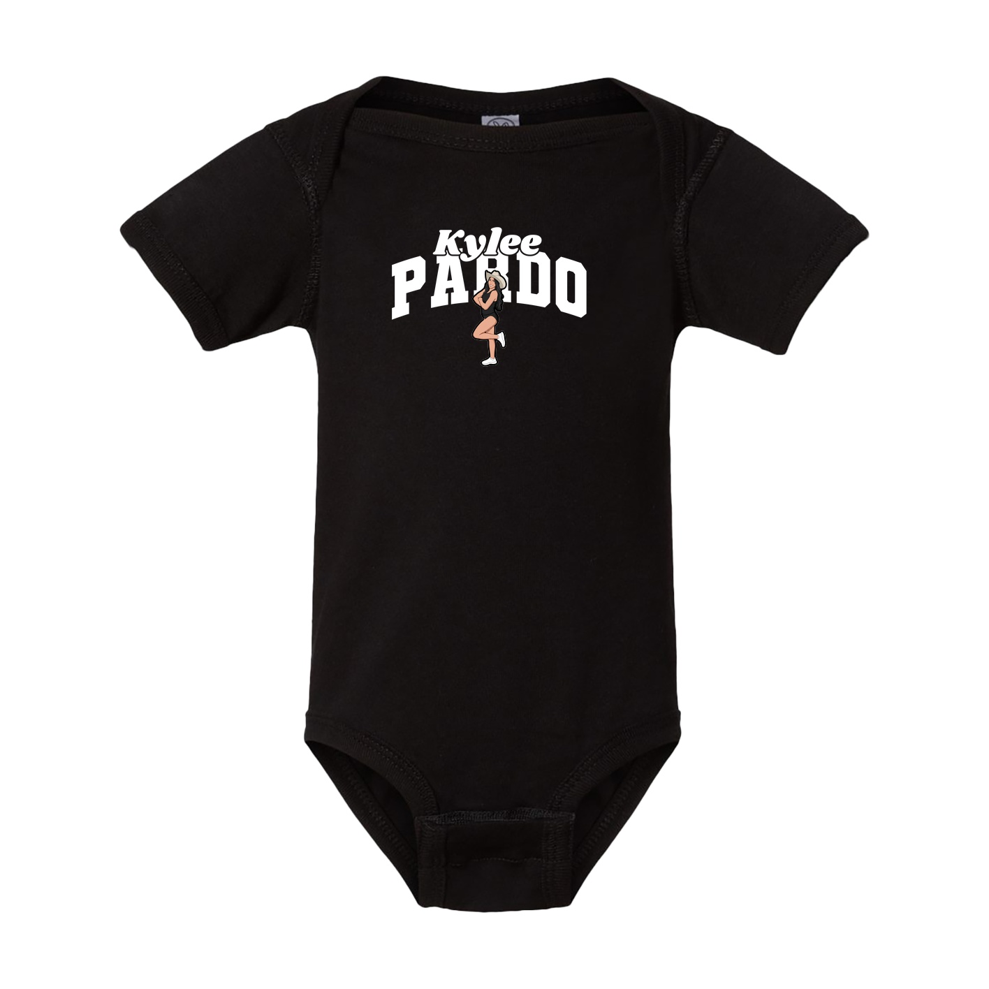 Baby Onesie — Signature Arch in Black
