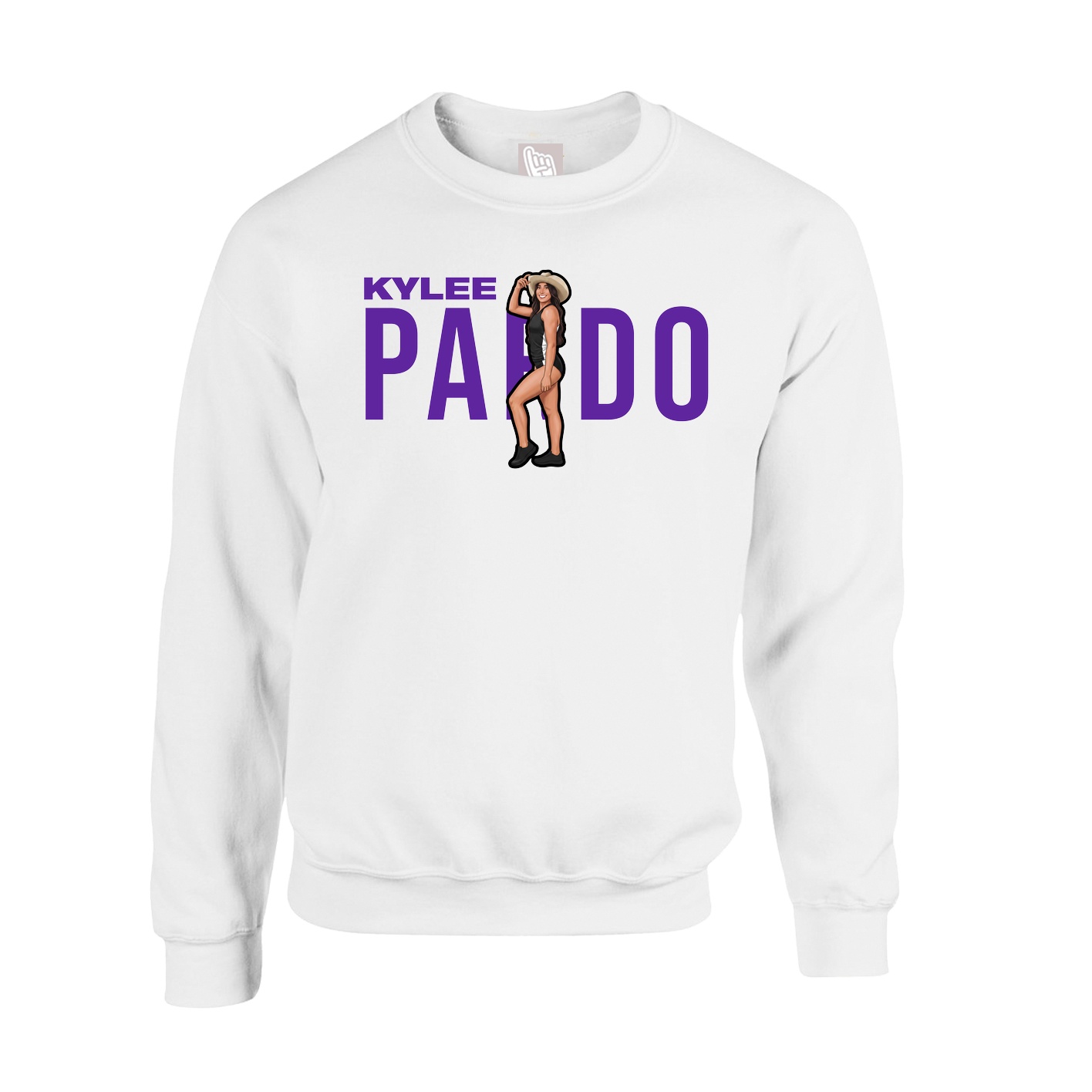 Fleece Crew — Player Name in White