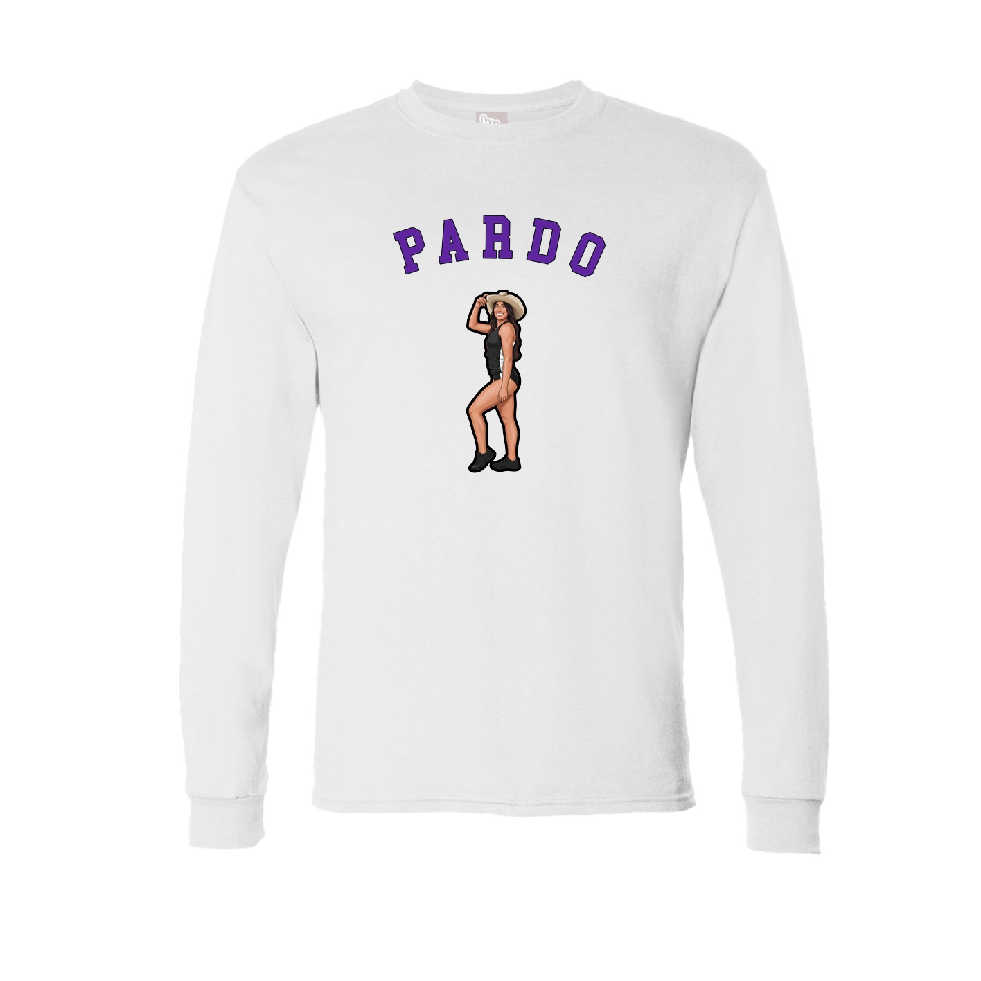 Long Sleeve Tee — Shirsey Arch in White