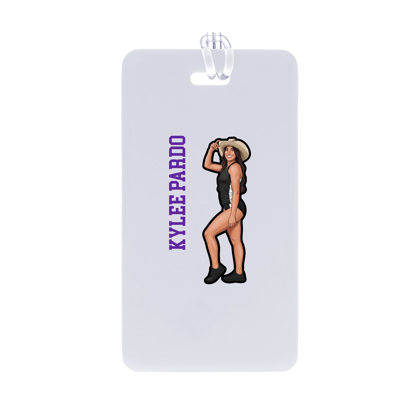 Bag Tag — Name Vertical in Classic
