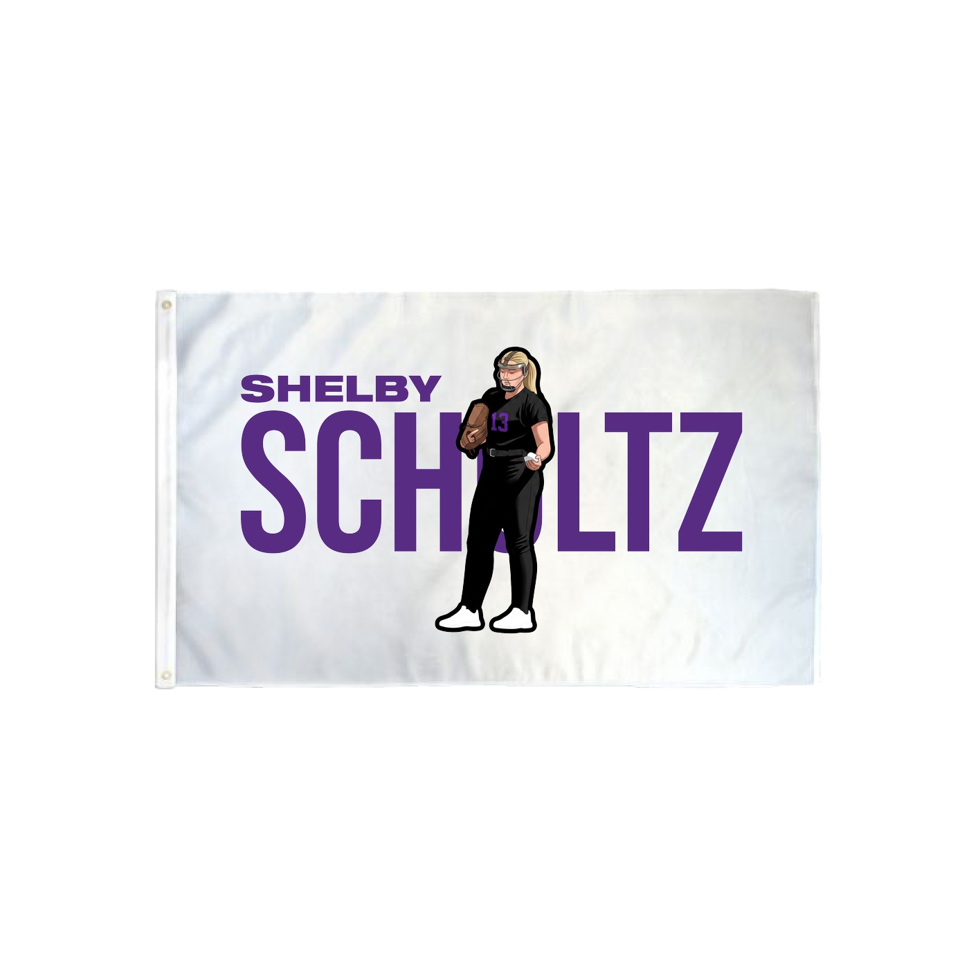 3x5 Flag — Player Name in Classic