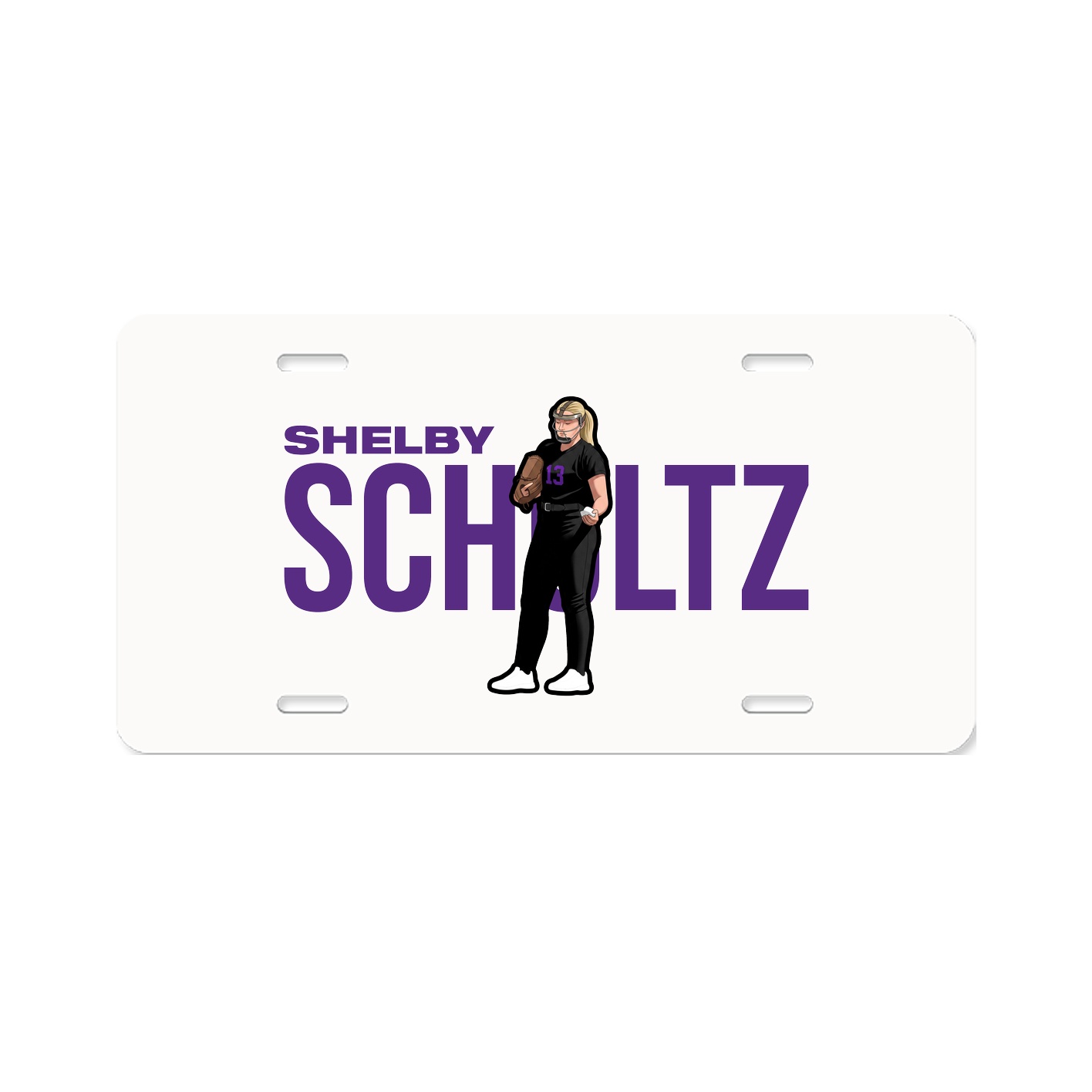 License Plate — Player Name in Classic