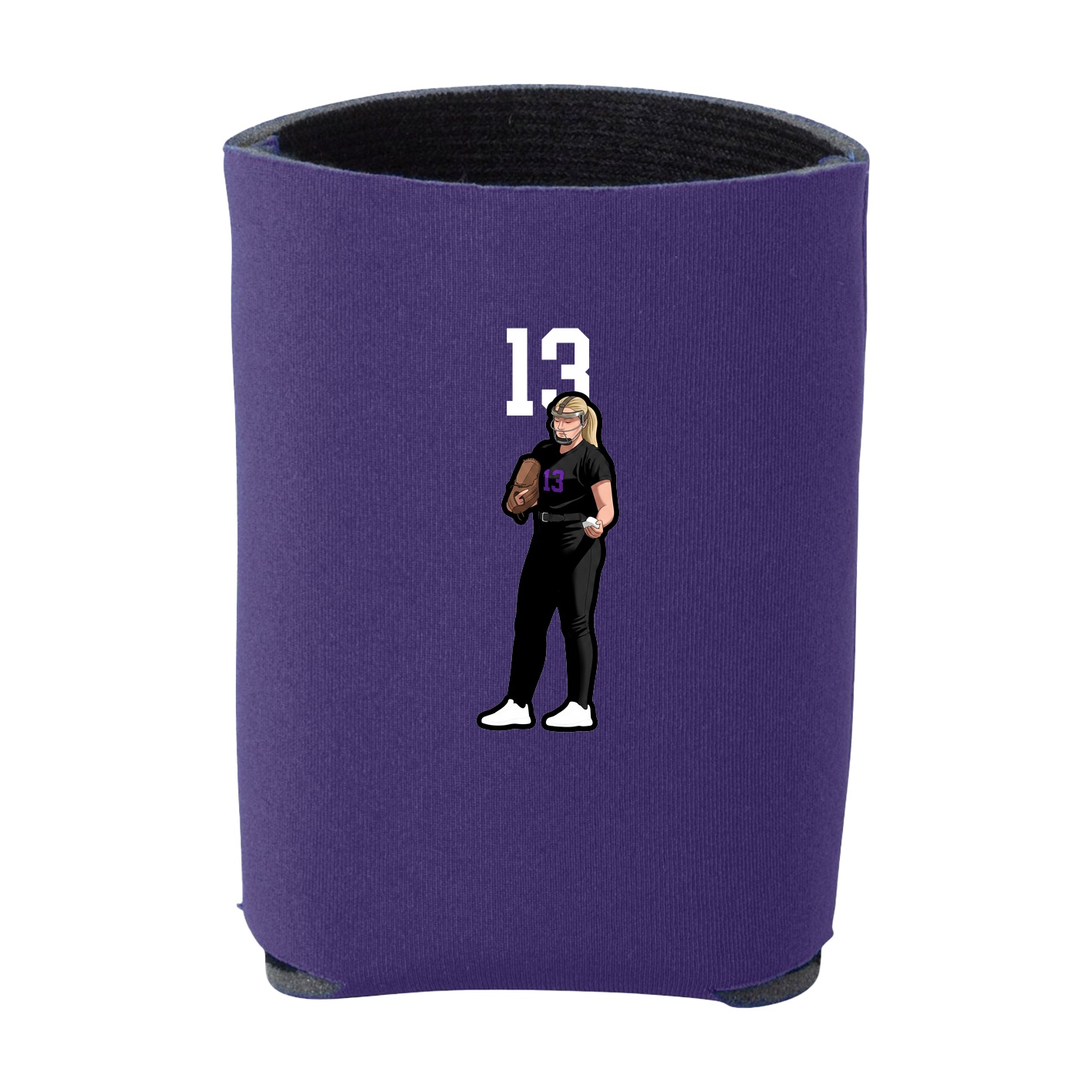 Can Holder — Number Top in Purple