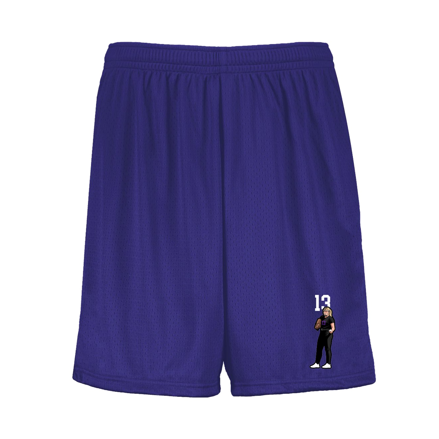 Shorts — Number Top in Purple
