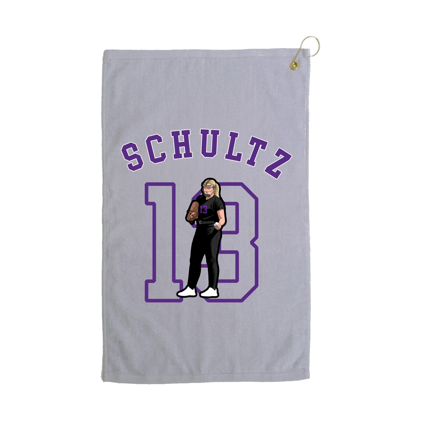 Golf Towel — Shirsey Arch in Grey