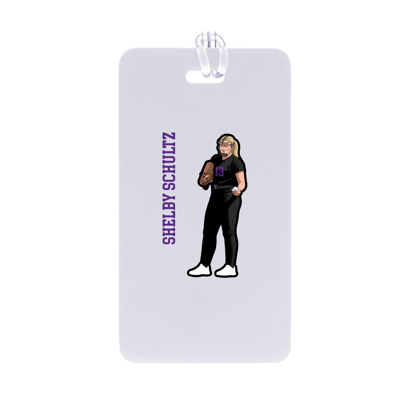 Bag Tag — Name Vertical in Classic