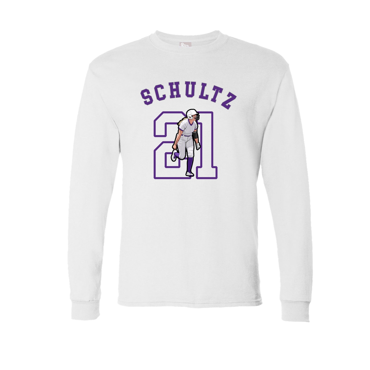 Long Sleeve Tee — Shirsey Arch in White