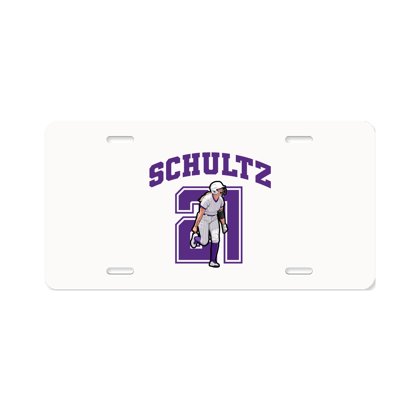 License Plate — Number in Classic