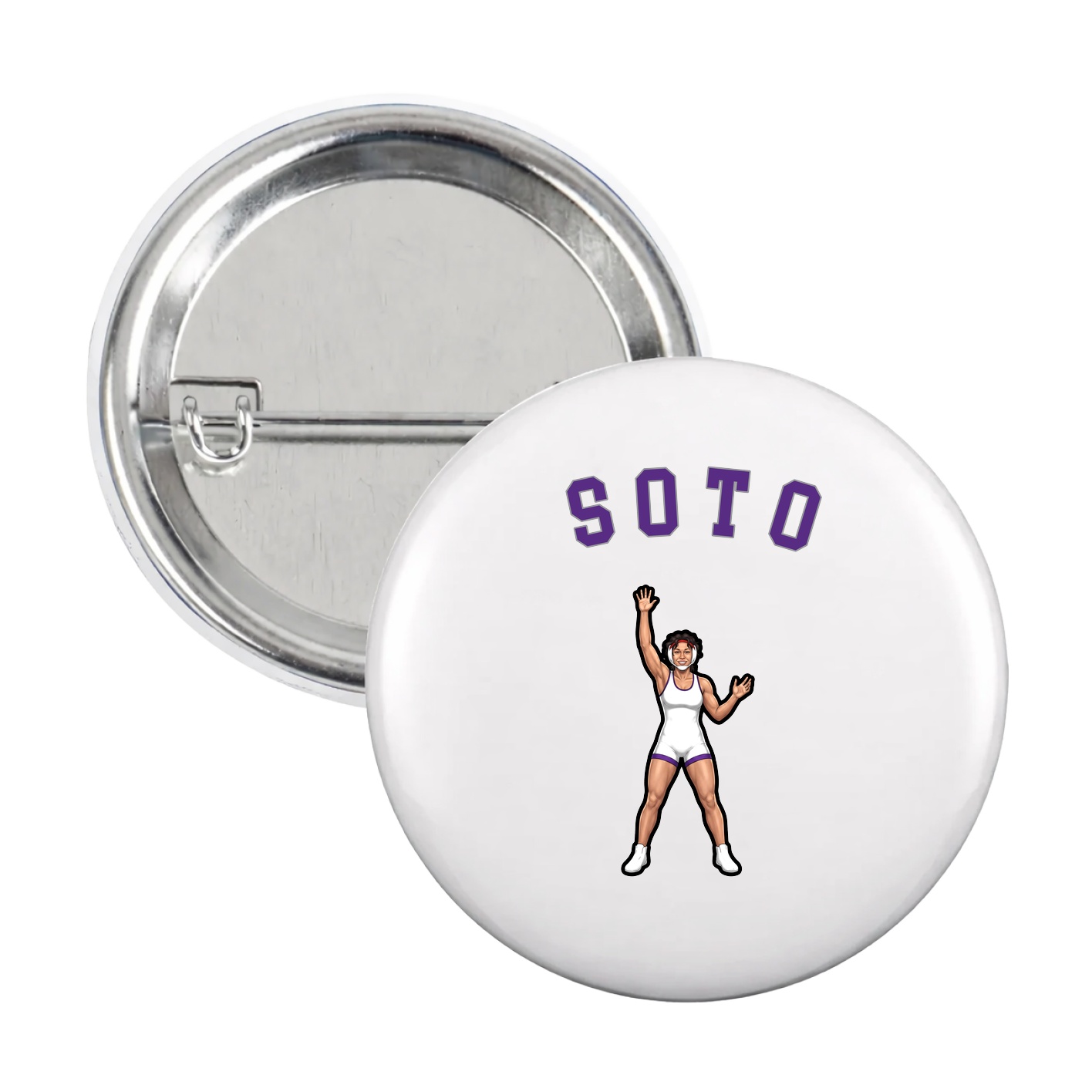 Game Day Button — Shirsey Arch in White