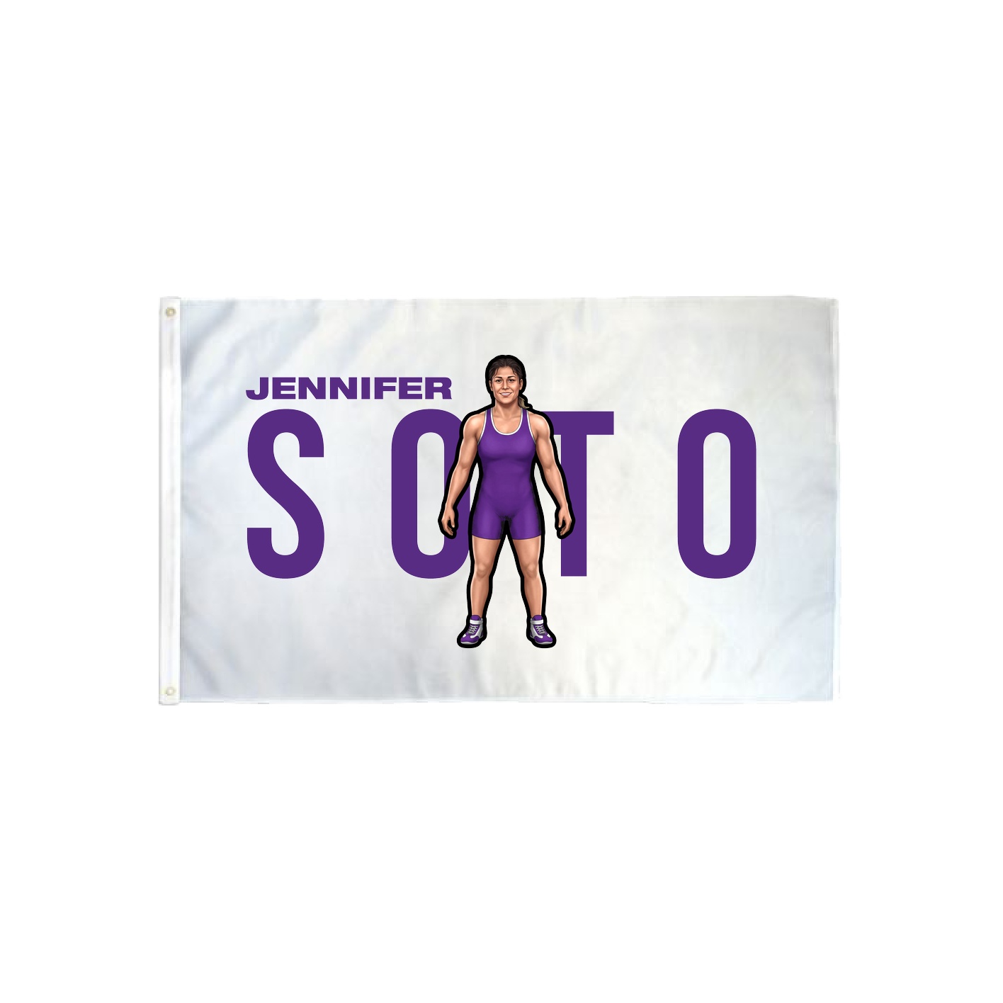 3x5 Flag — Player Name in Classic