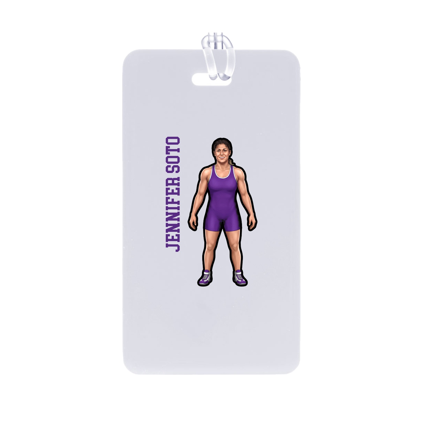 Bag Tag — Name Vertical in Classic