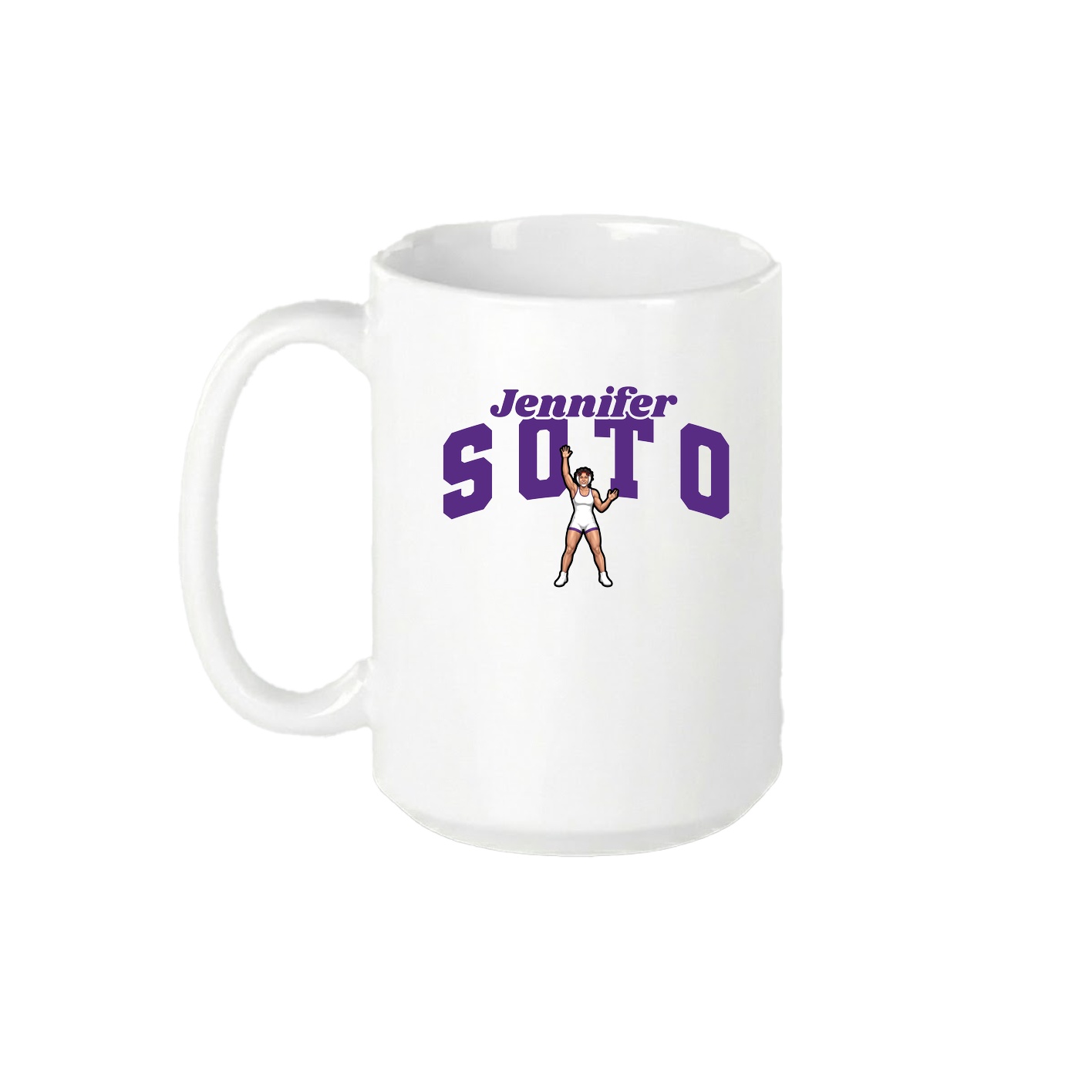 15oz Coffee Mug — Signature Arch in White