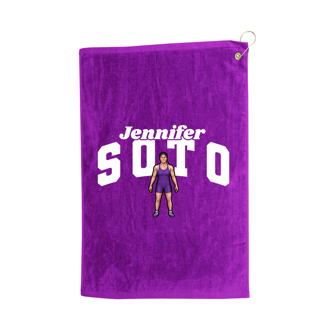 Golf Towel — Signature Arch in Purple
