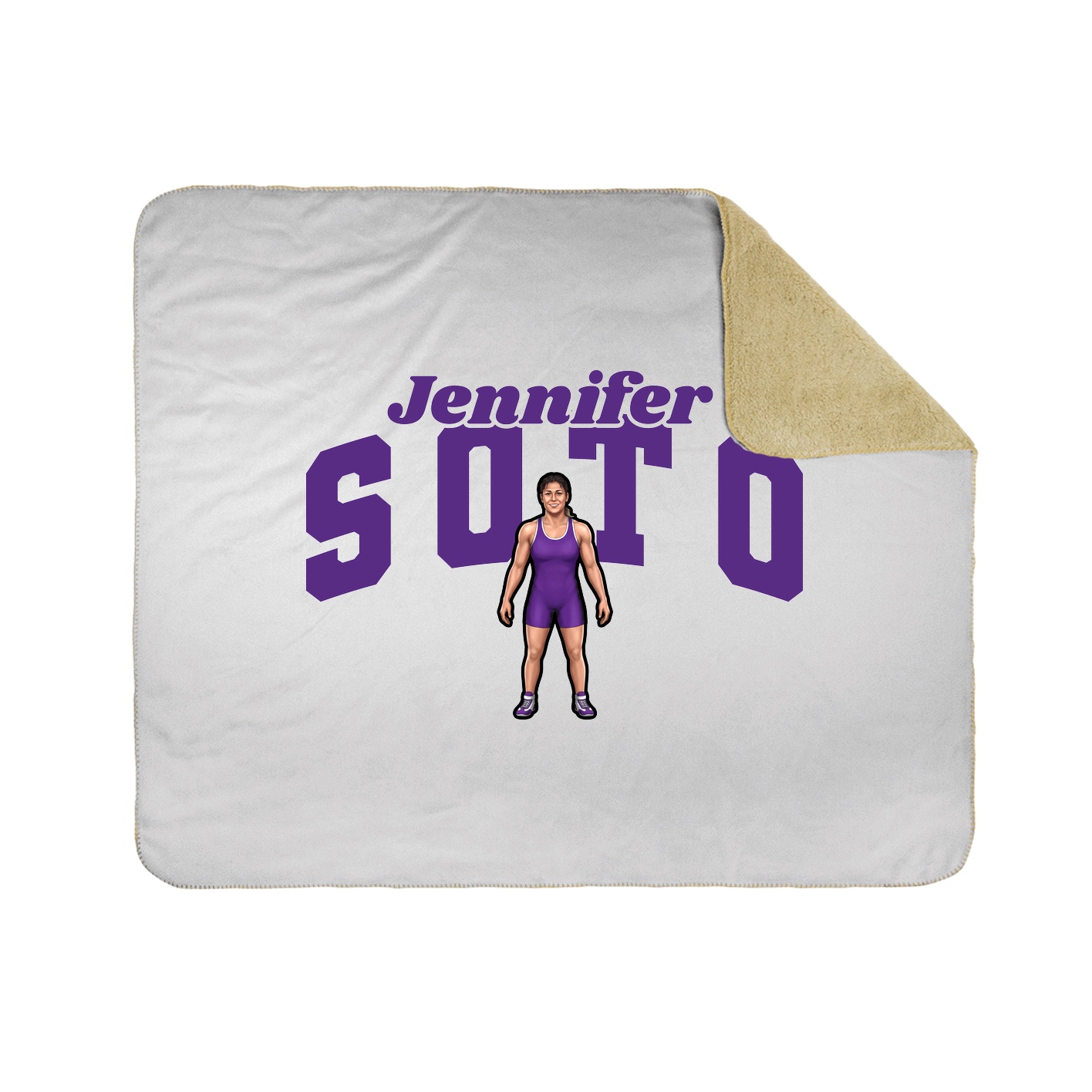 Throw Blanket — Signature Arch in White
